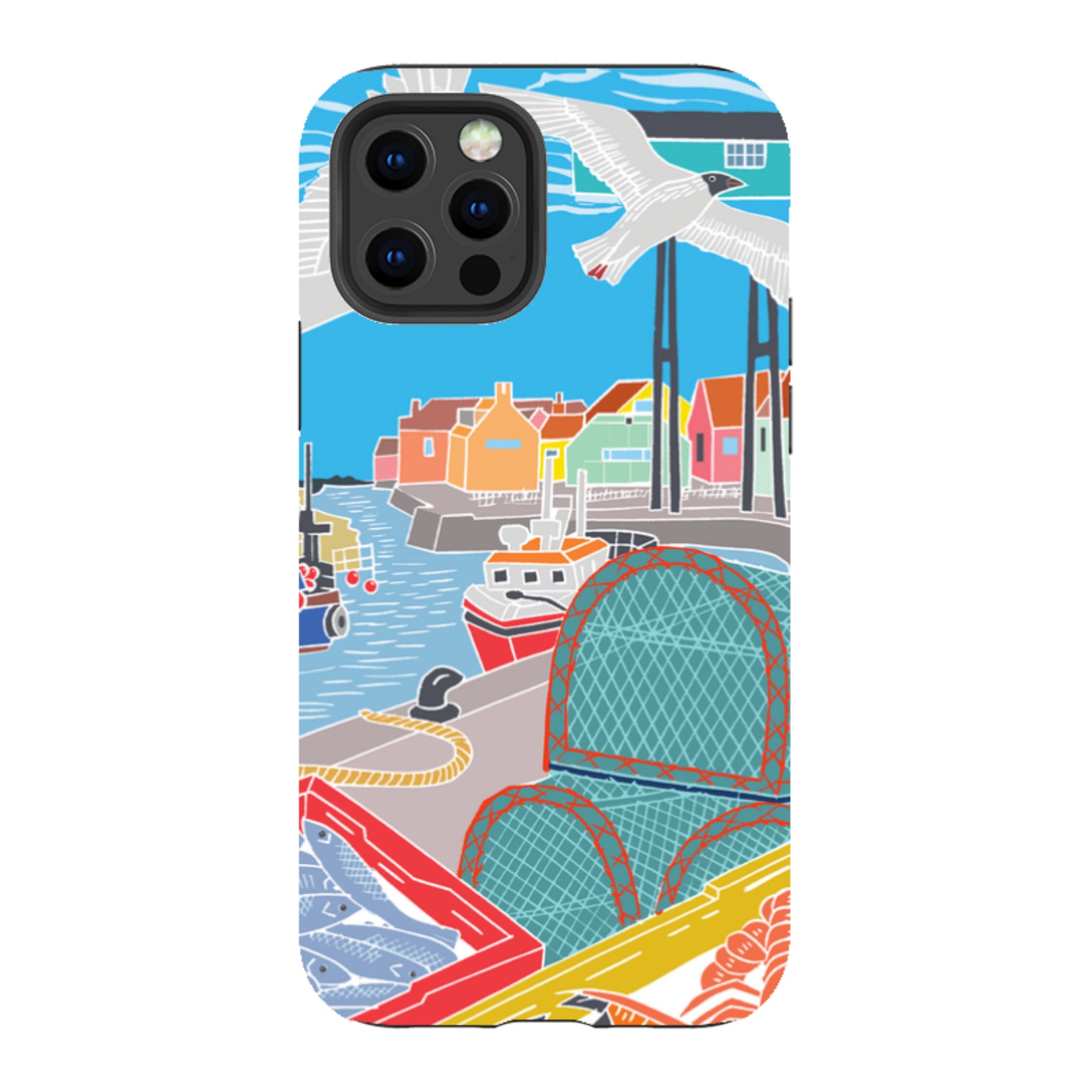 iPhone Tough Case - Bright Houses By Kate Heiss