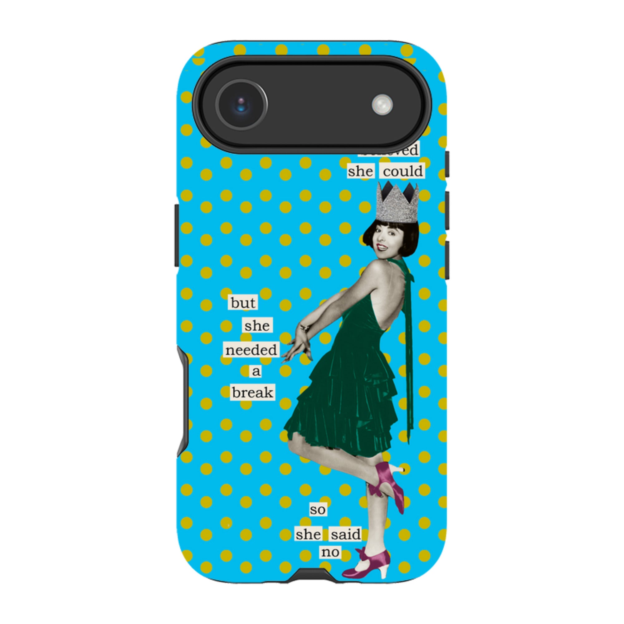 iPhone Tough Case - She Believed She Could By Clare Jordan