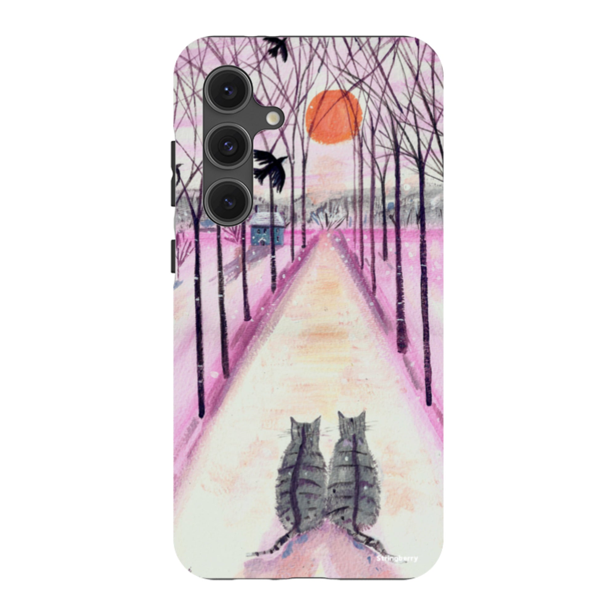 Samsung Tough Case - Winter Cats By Mary Stubberfield