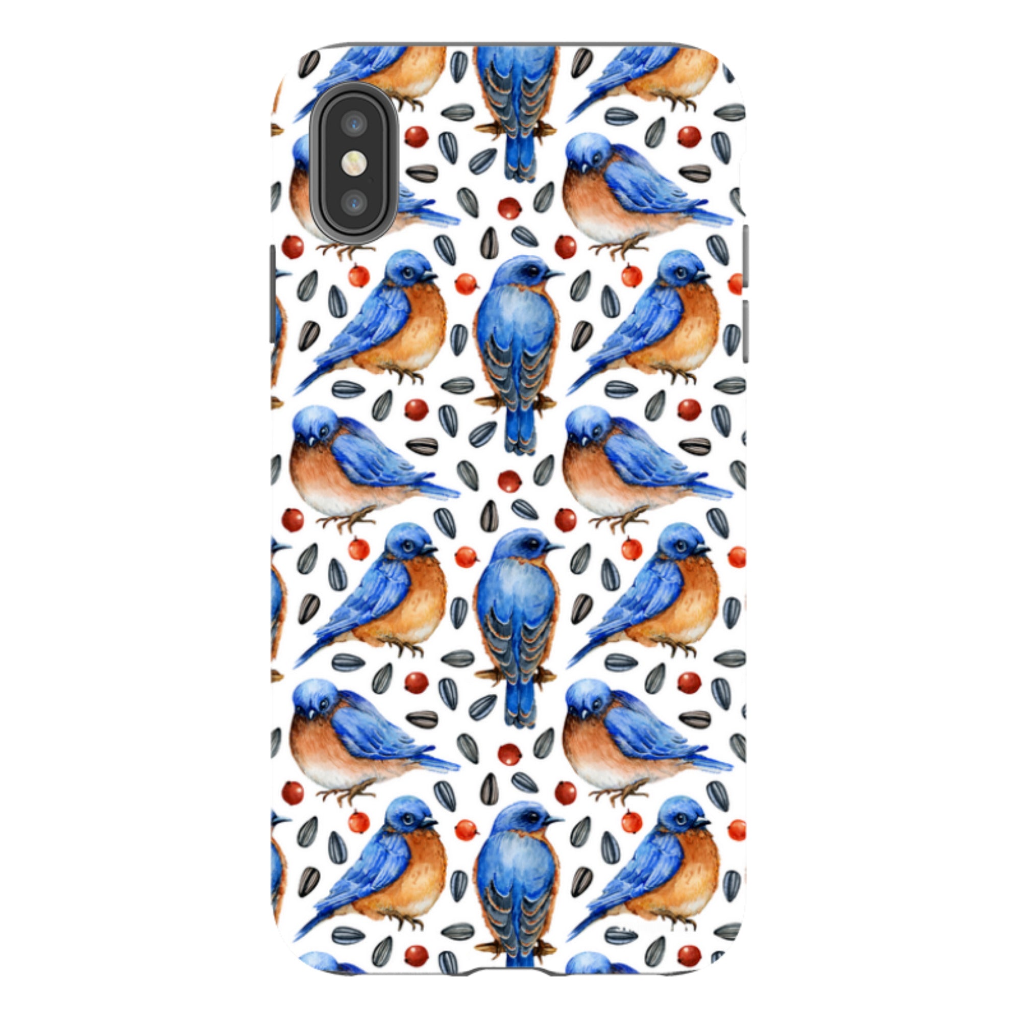 iPhone Tough Case - Bluebirds II