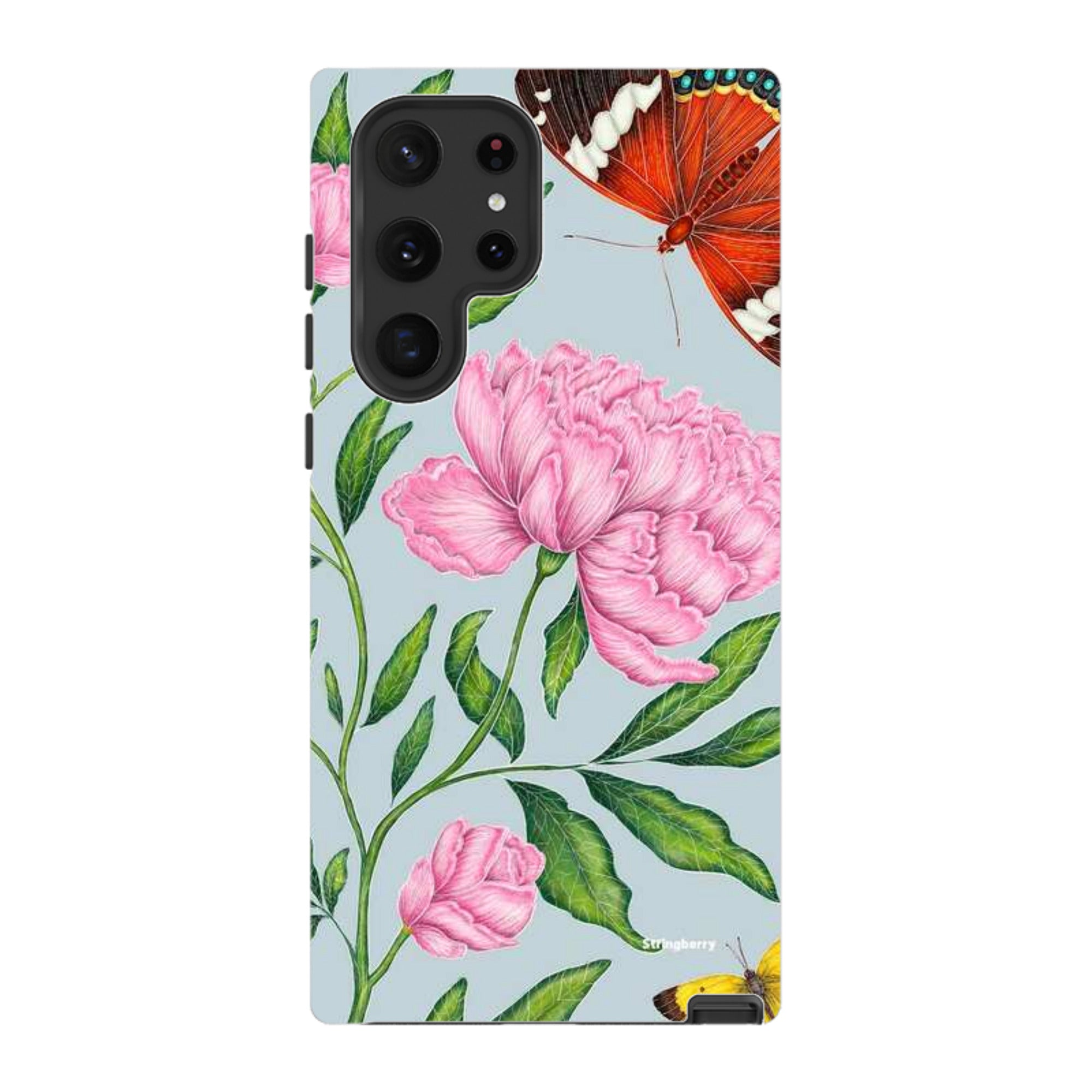 Samsung Tough Case - Butterflies And Peonies By Catherine Rowe