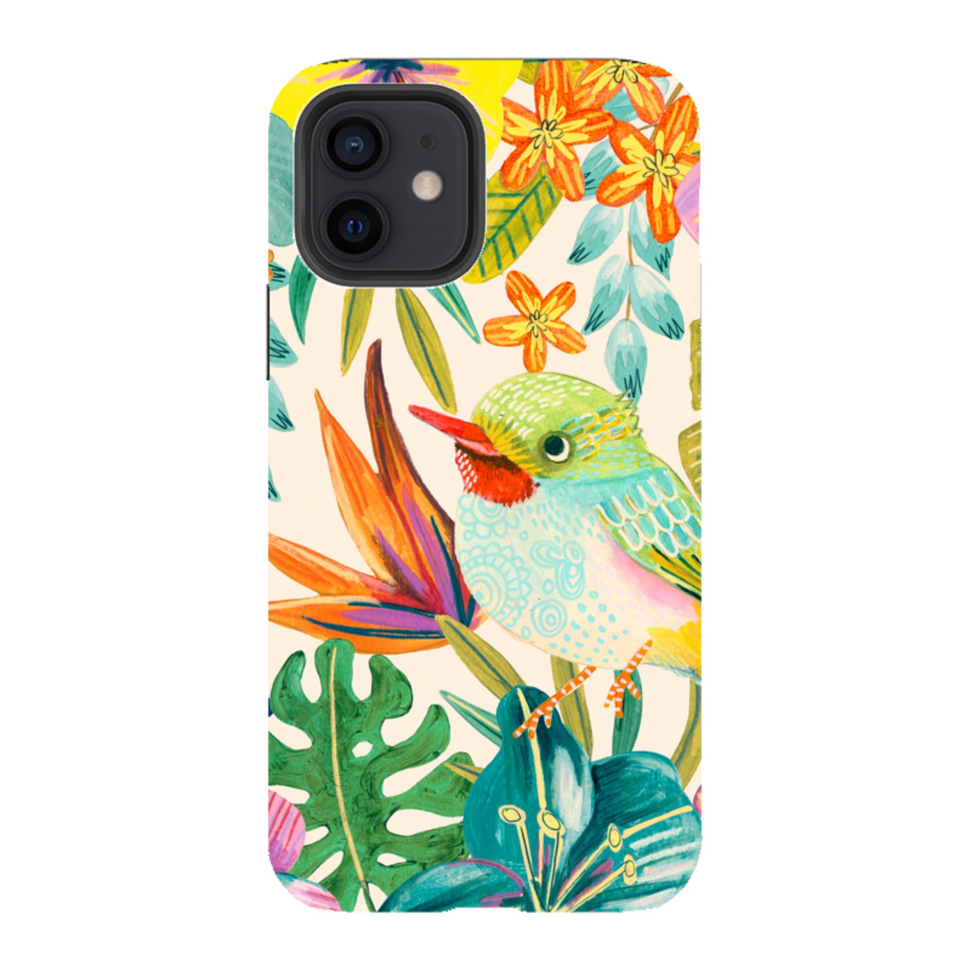 iPhone Tough Case - Tropical Bird II By Caroline Bonne Muller