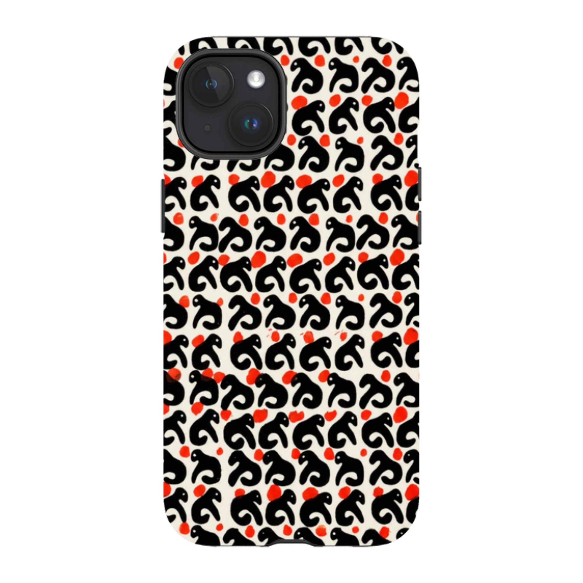 iPhone MagSafe Tough Case - Abstract Cutouts
