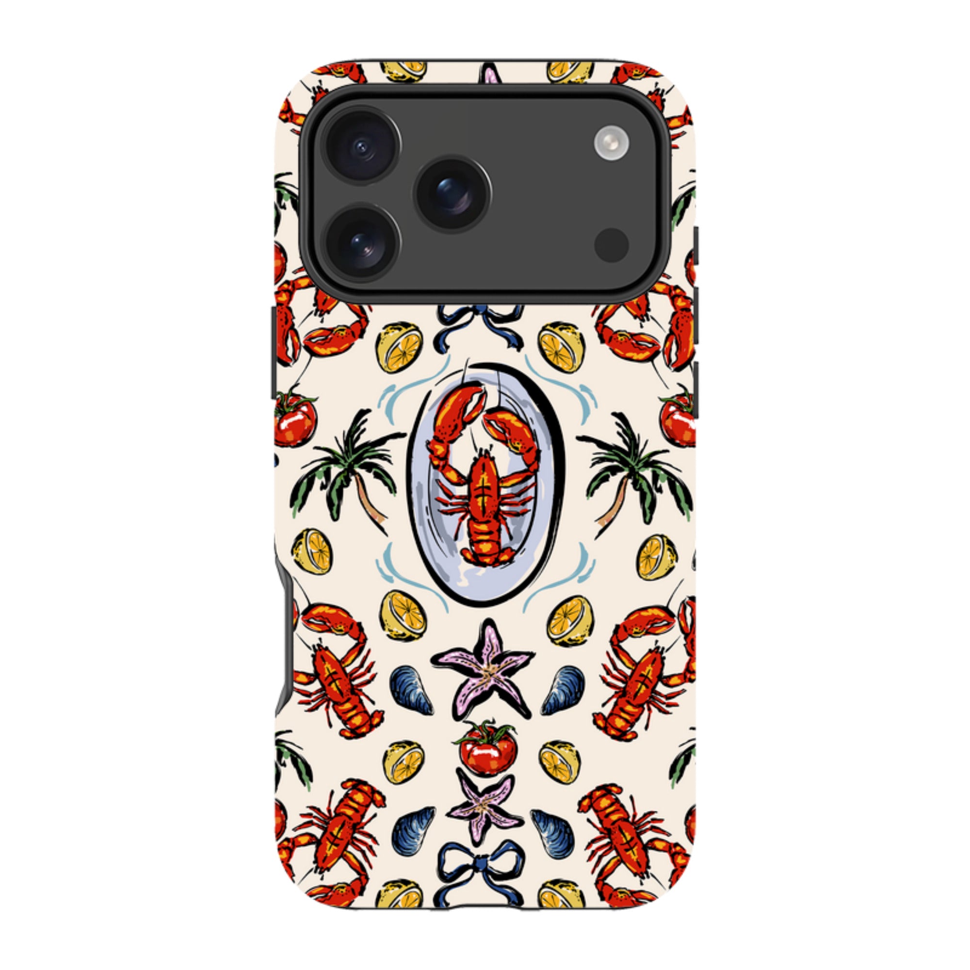 iPhone MagSafe Tough Case - Seafood and Palm Trees
