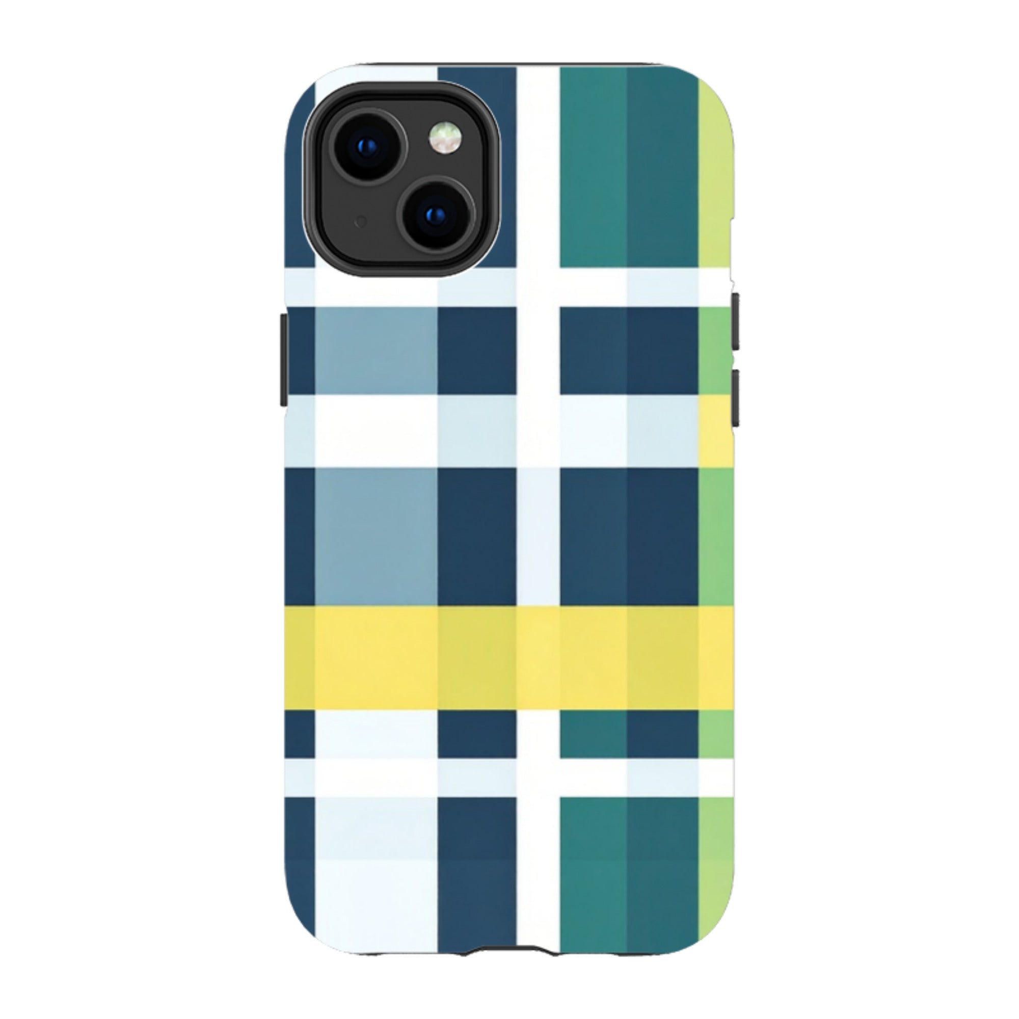 iPhone MagSafe Tough Case - Forest Gingham