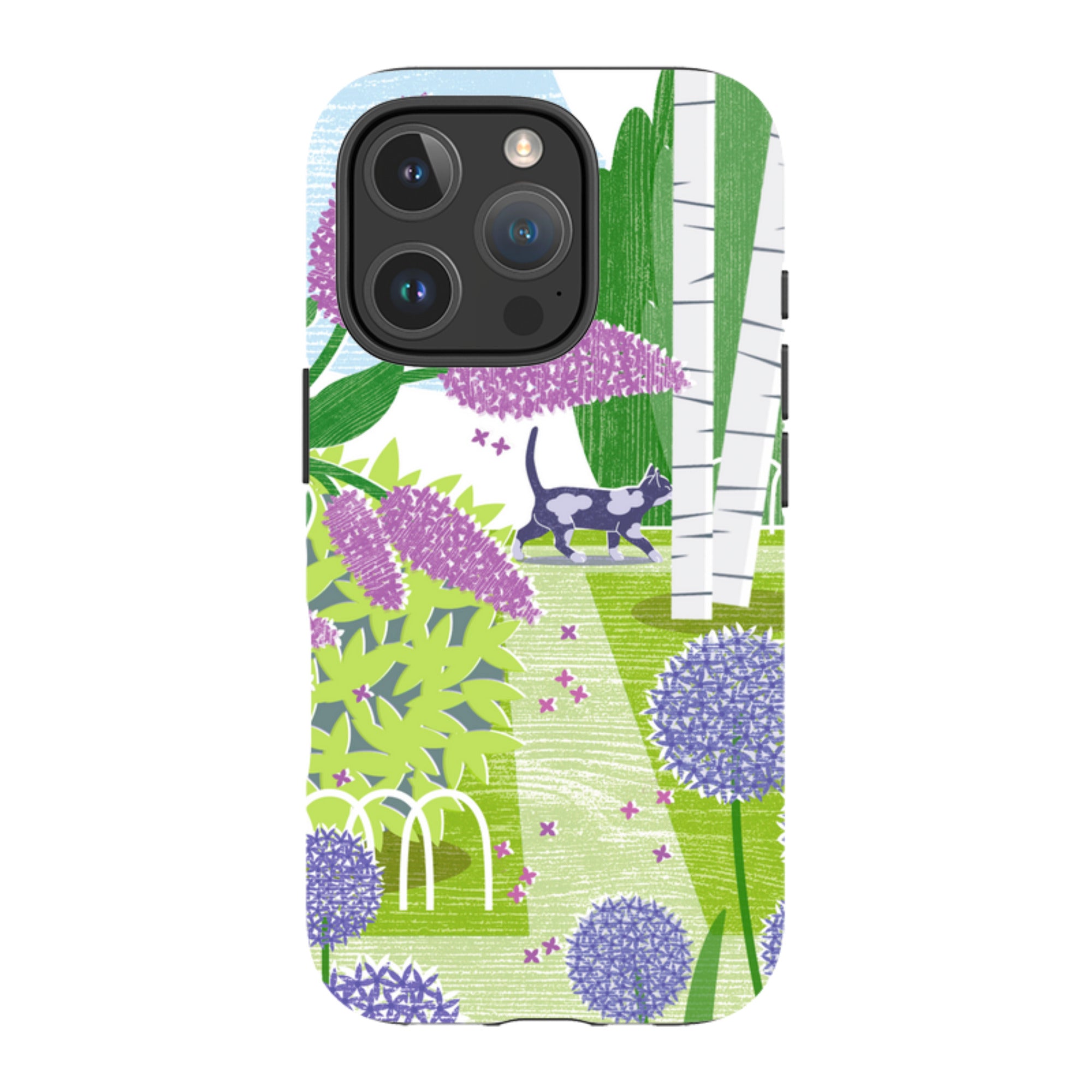 iPhone MagSafe Tough Case -  Lilac and Alliums By Liane Payne