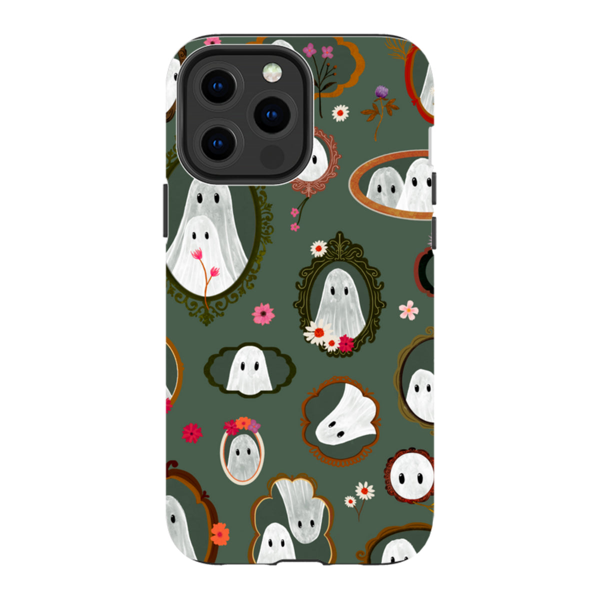 iPhone Tough Case - Framed Ghosts - Pine By Katherine Quinn
