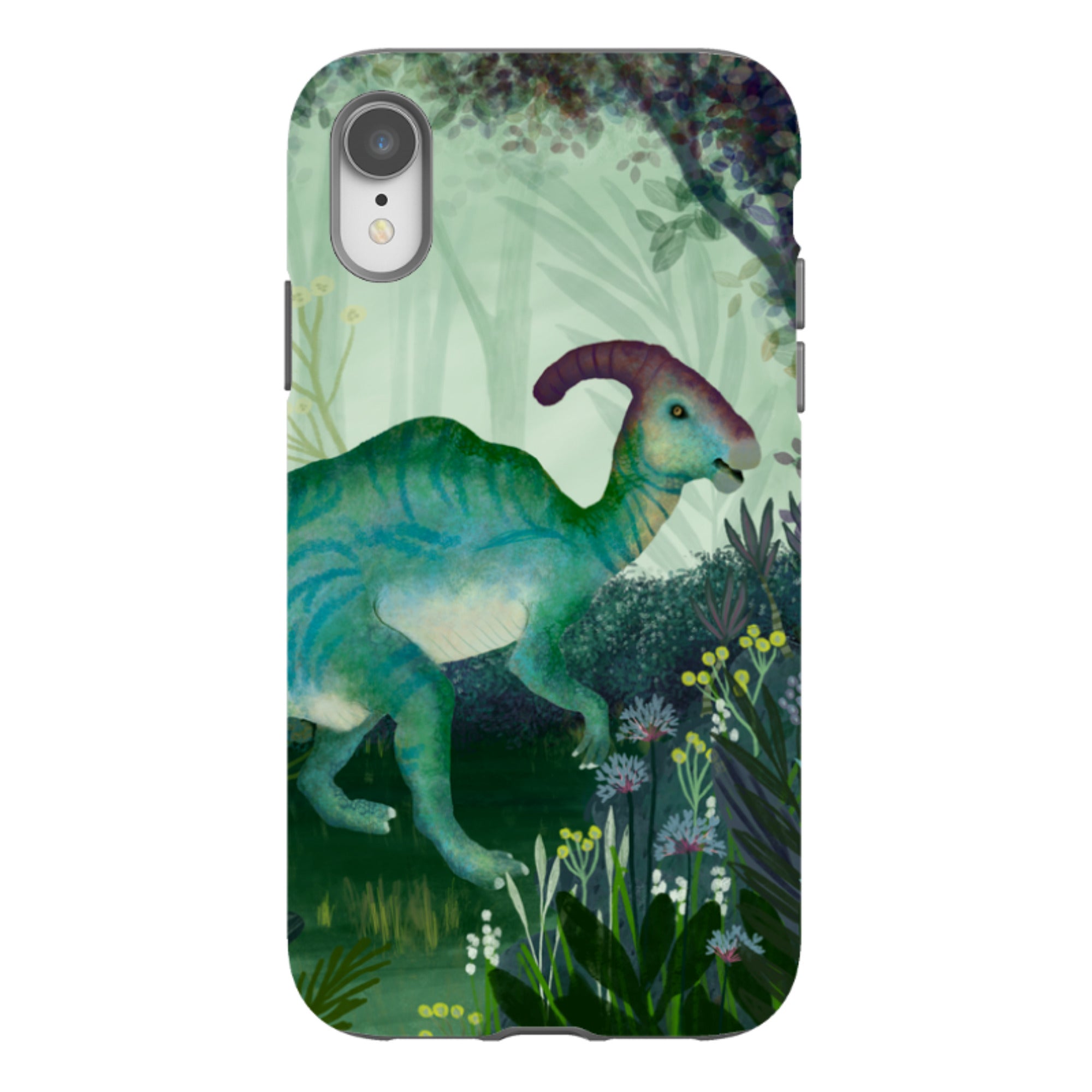 iPhone Tough Case - Dino Park III By Katherine Quinn