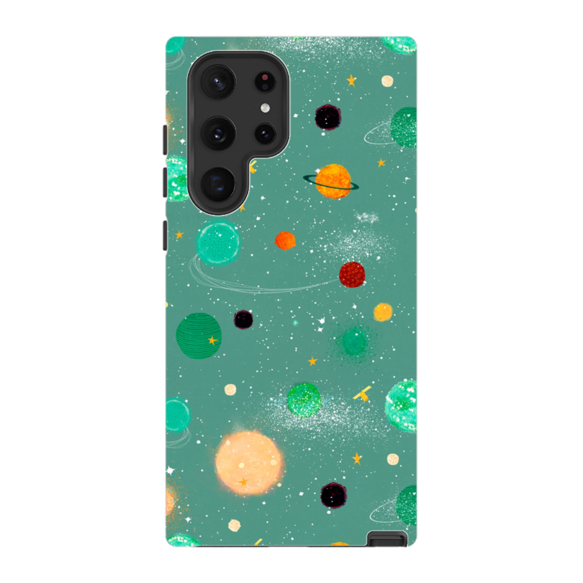 Samsung Tough Case - Far Far Away Green By Katherine Quinn