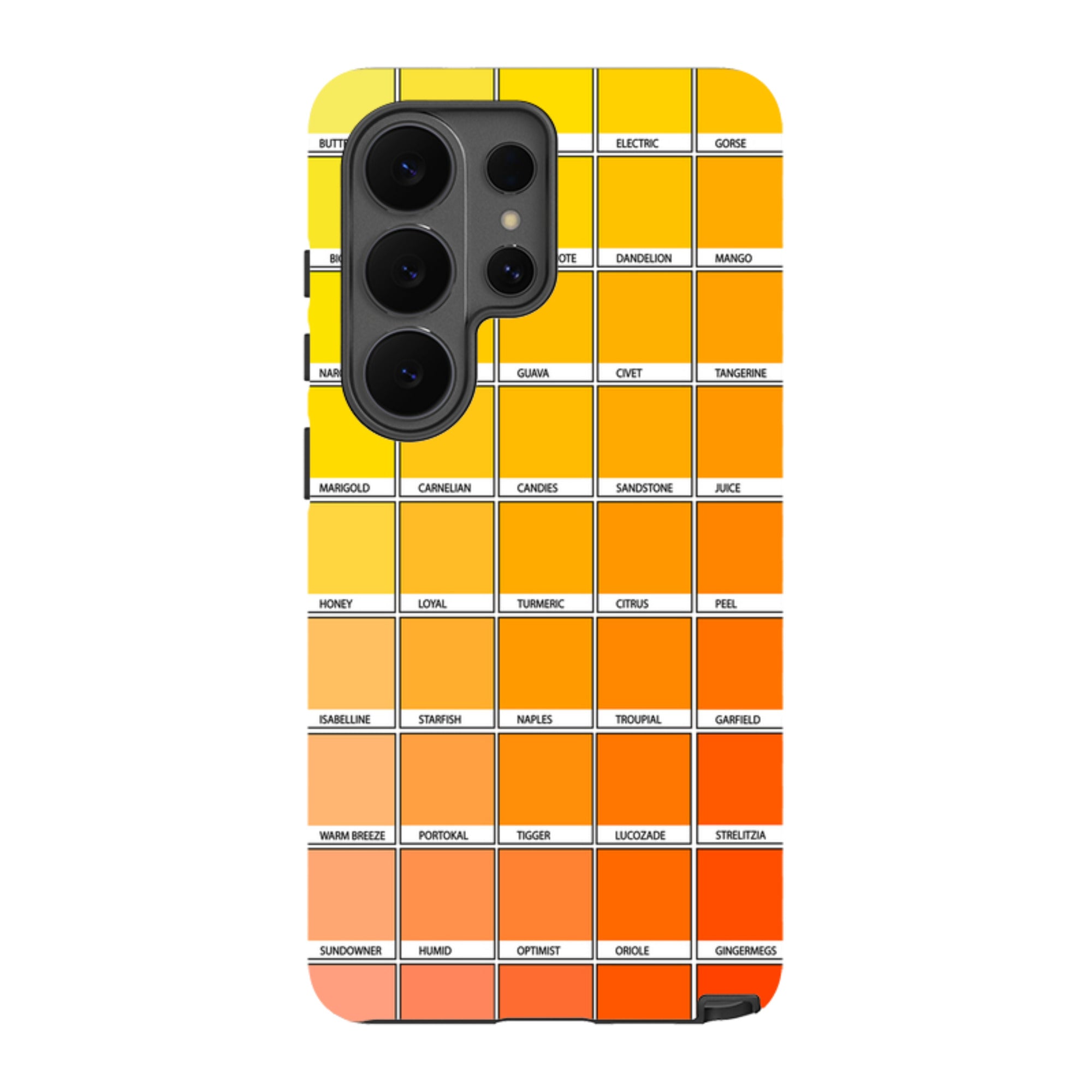 Samsung Tough Case - Yellow Chromology By Kitty Joseph