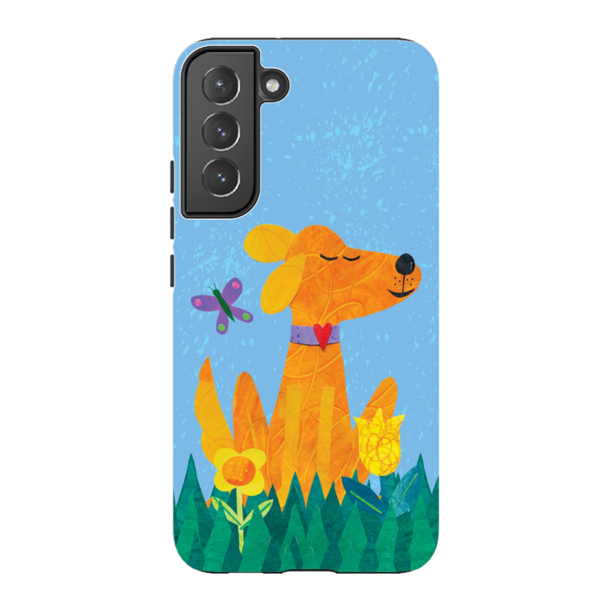 Samsung Tough Case - Pup In The Grass By Tracey English