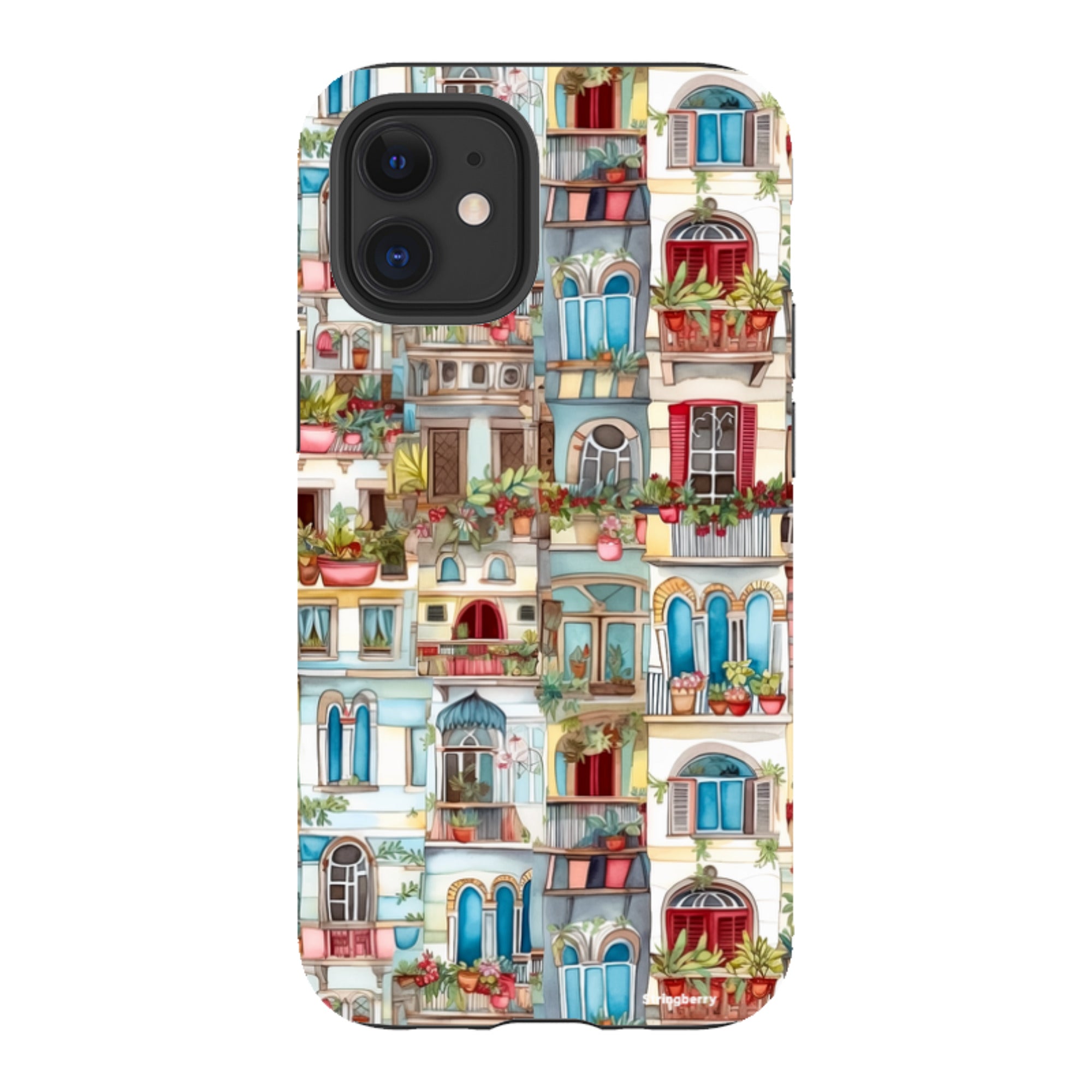 iPhone Tough Case - Floral Balcony II