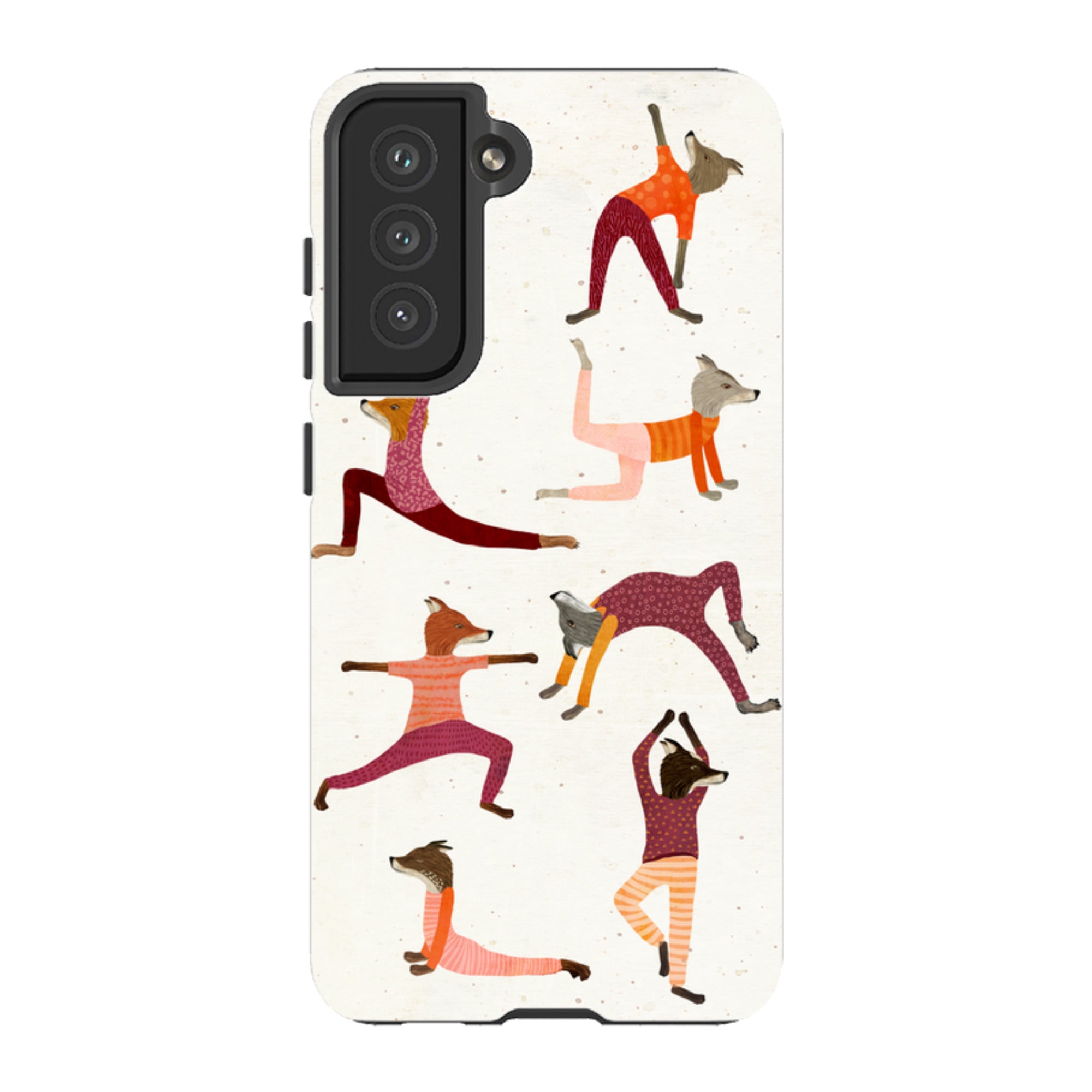 Samsung Tough Case - Fox Yoga By Katherine Quinn