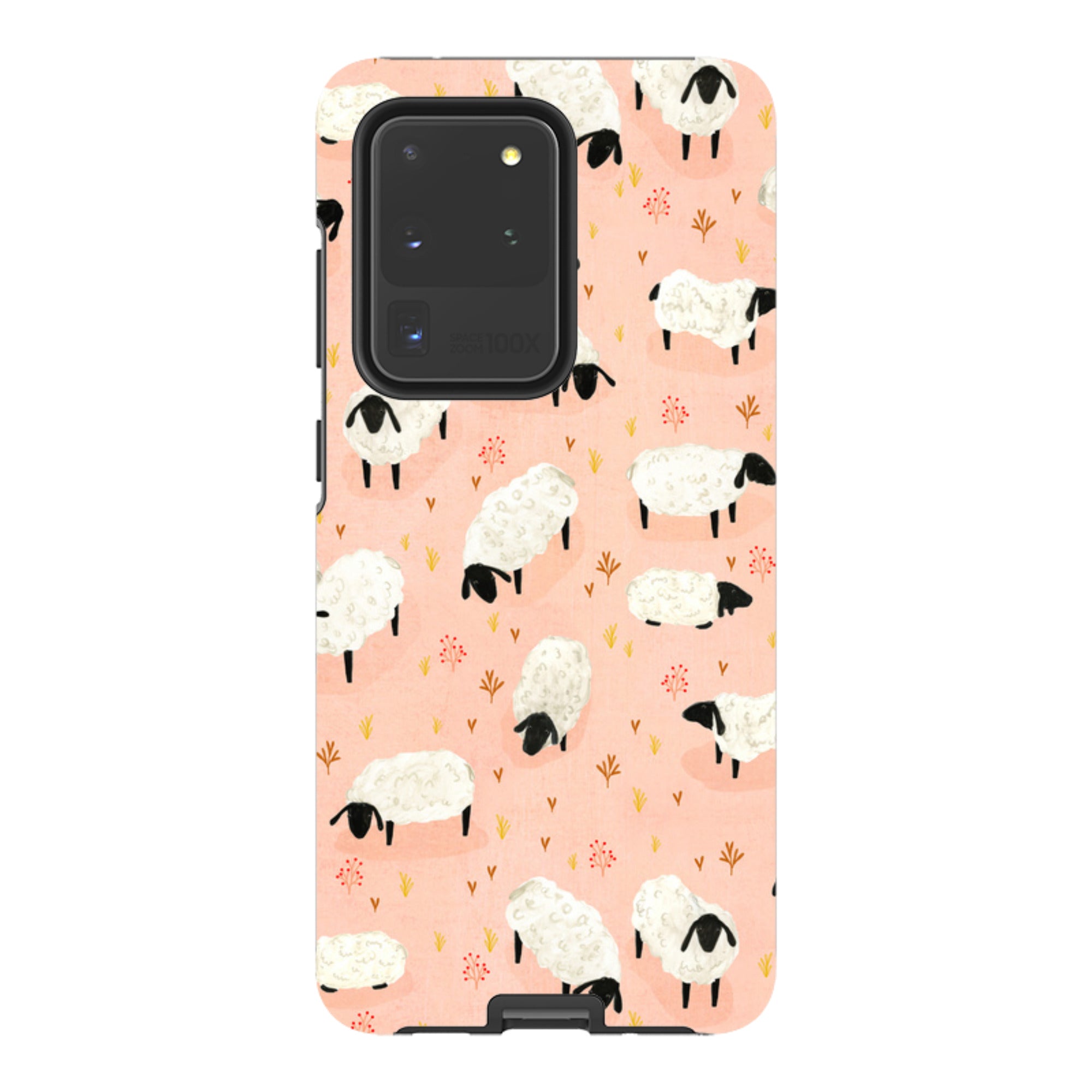 Samsung Tough Case - Sheep Pink By Katherine Quinn