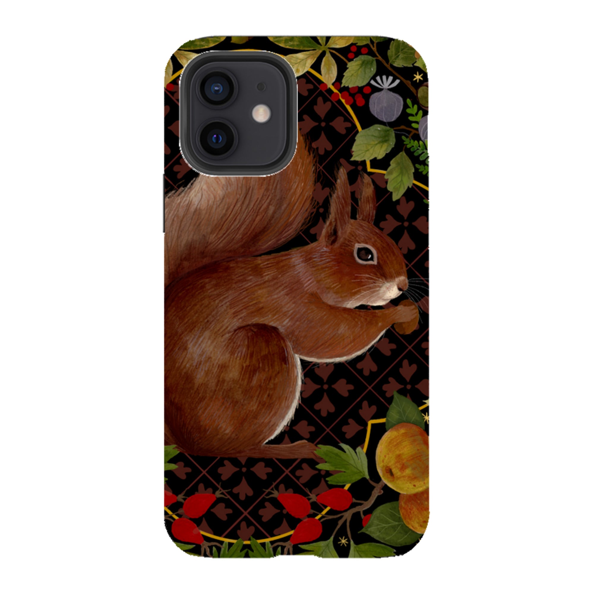 iPhone Tough Case - Squirrel Border By Bex Parkin