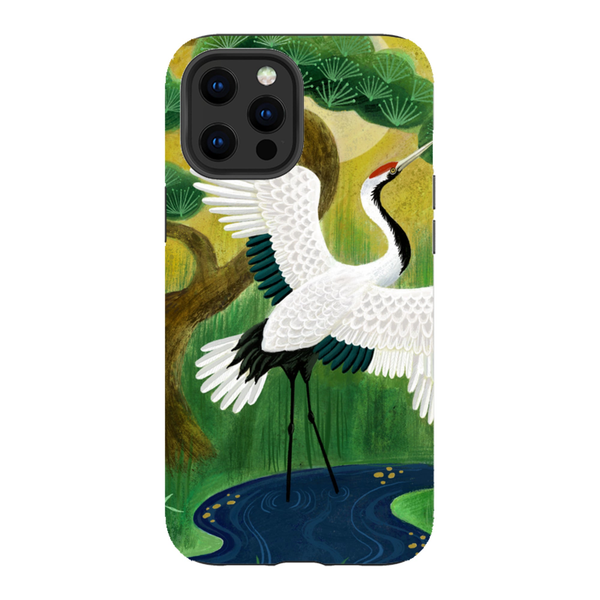 iPhone Tough Case - Crane By Bex Parkin