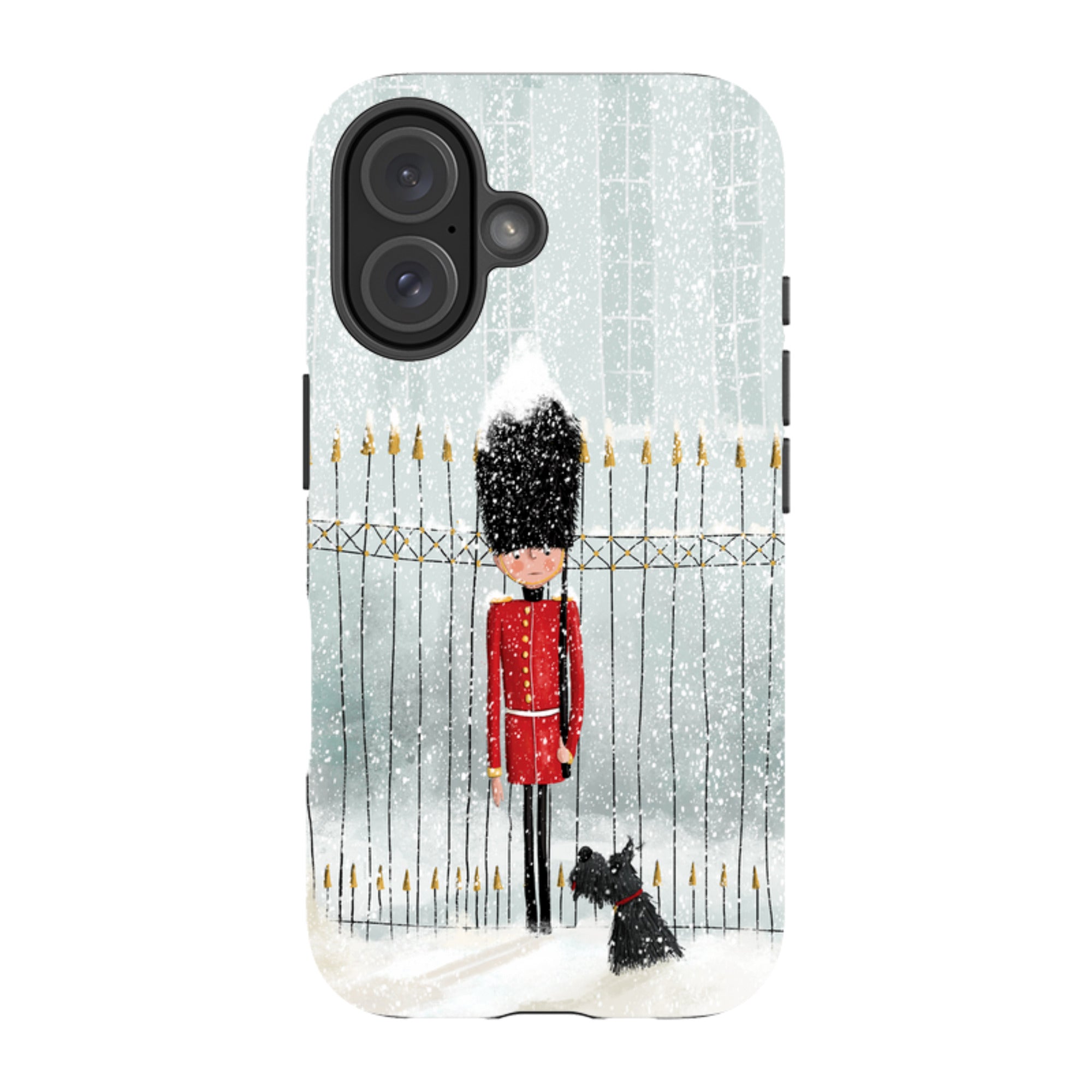 iPhone Tough Case - London In Snow By Maja Lindberg