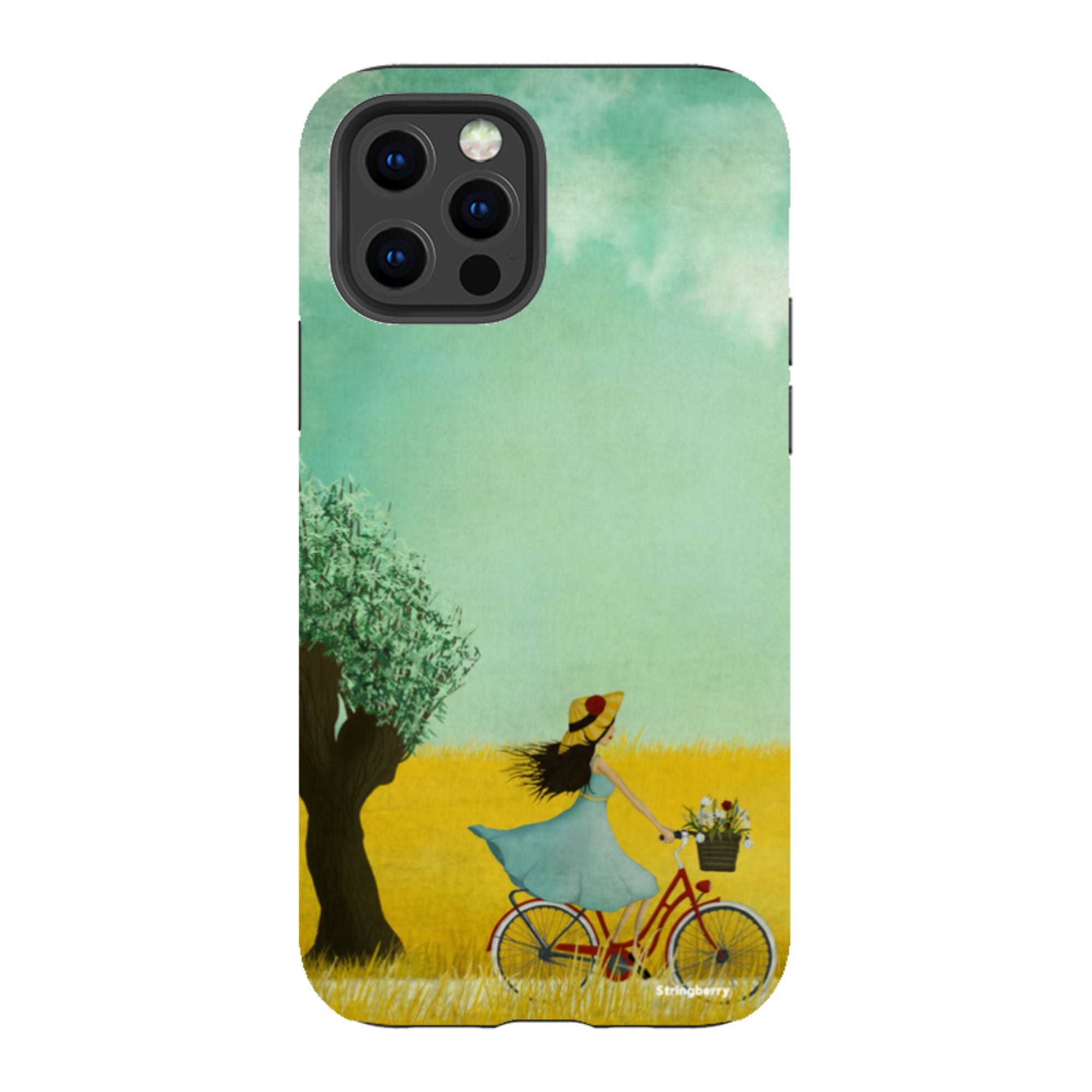 iPhone Tough Case - Bike Ride By Maja Lindberg