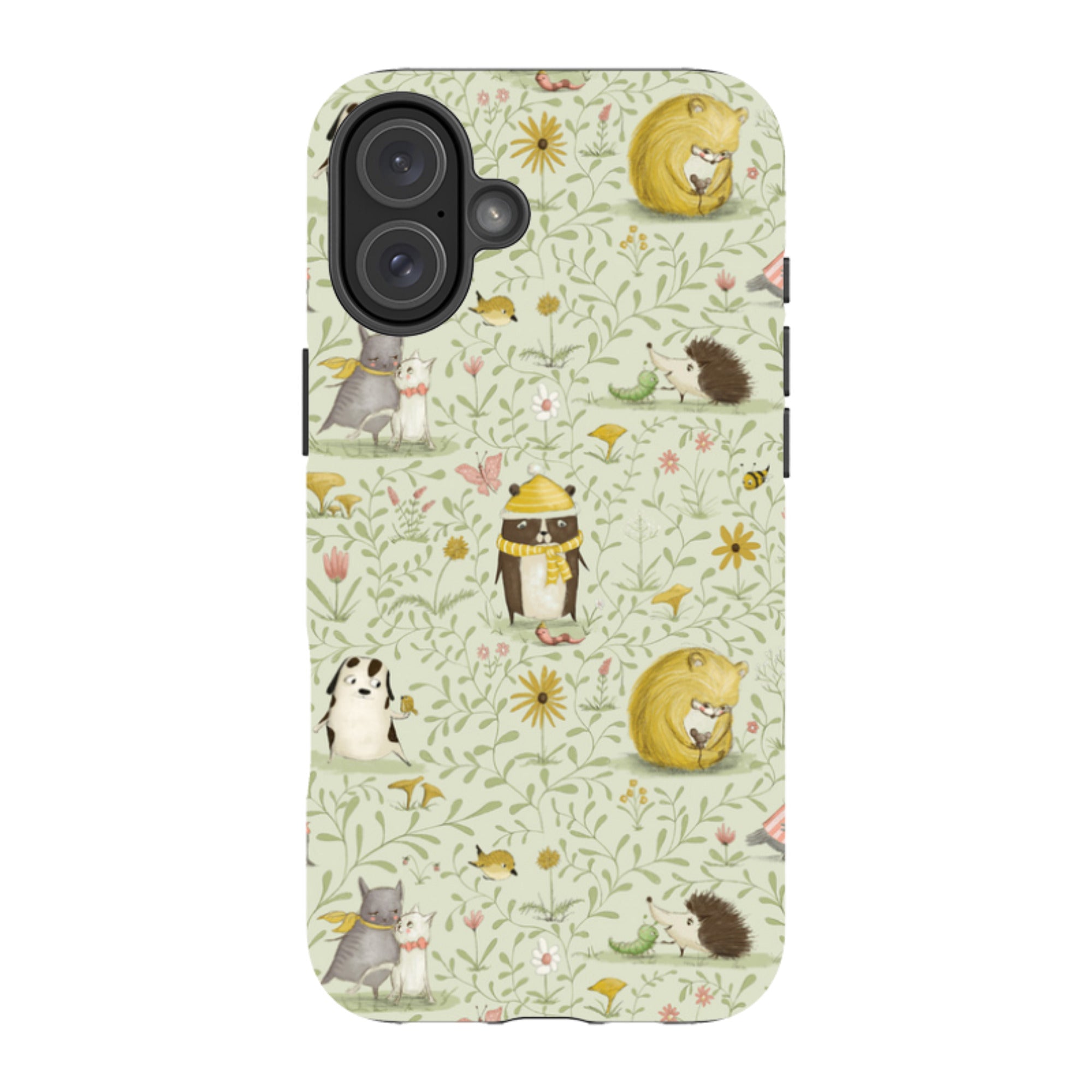 iPhone Tough Case - Animal Meetings By Maja Lindberg