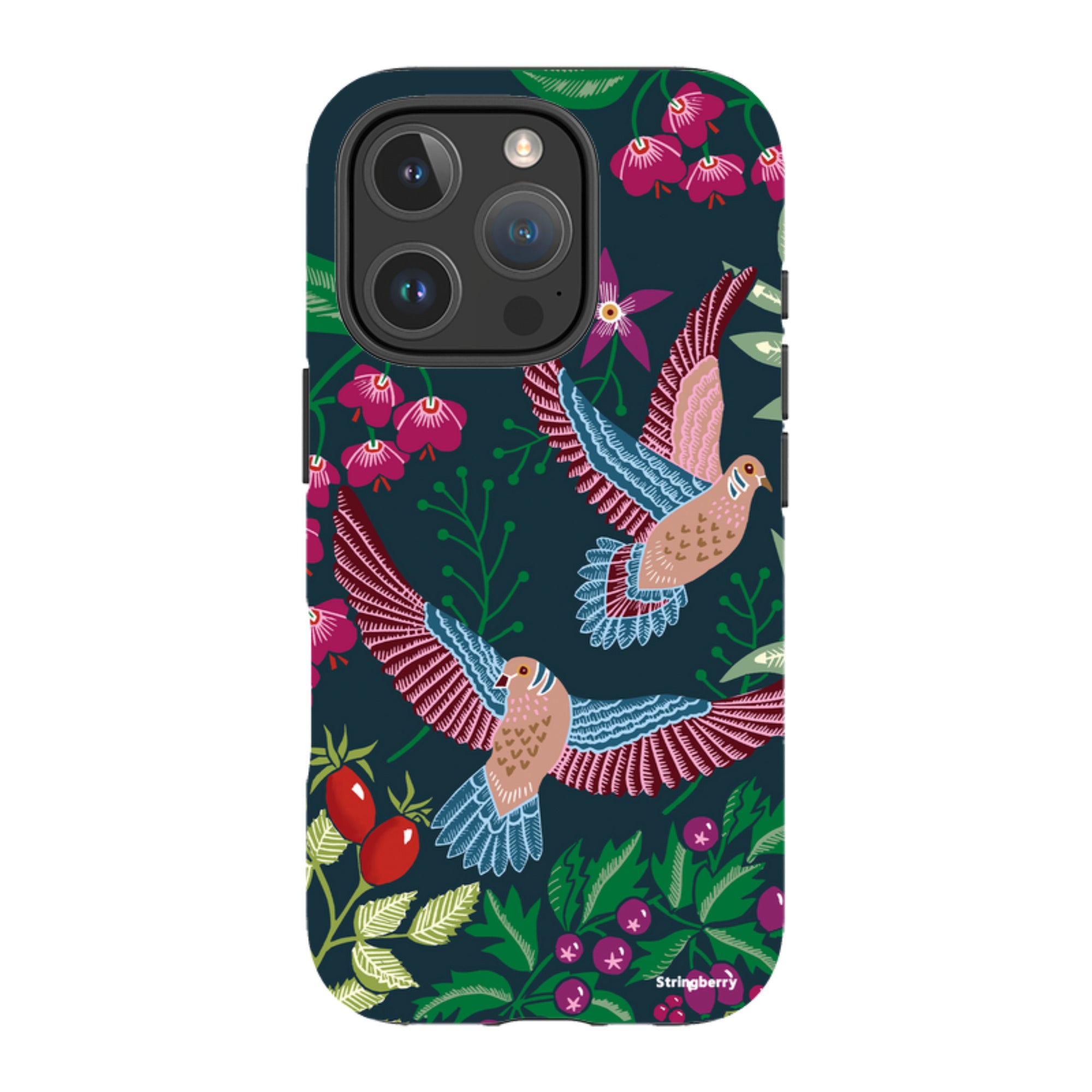 iPhone Tough Case - Two Turtle Doves By Kate Heiss