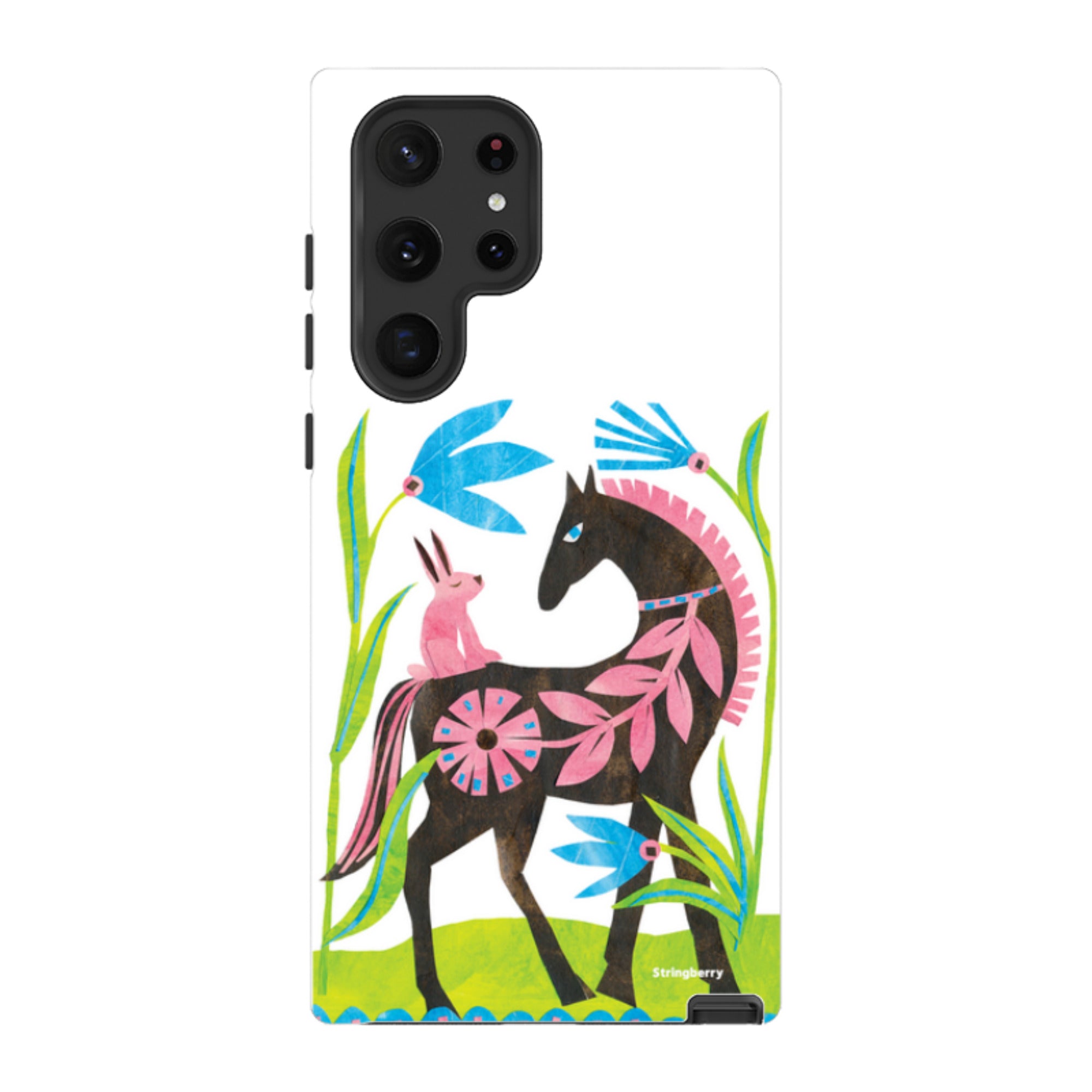 Samsung Tough Case - Folk Horse And Bunny By Tracey English