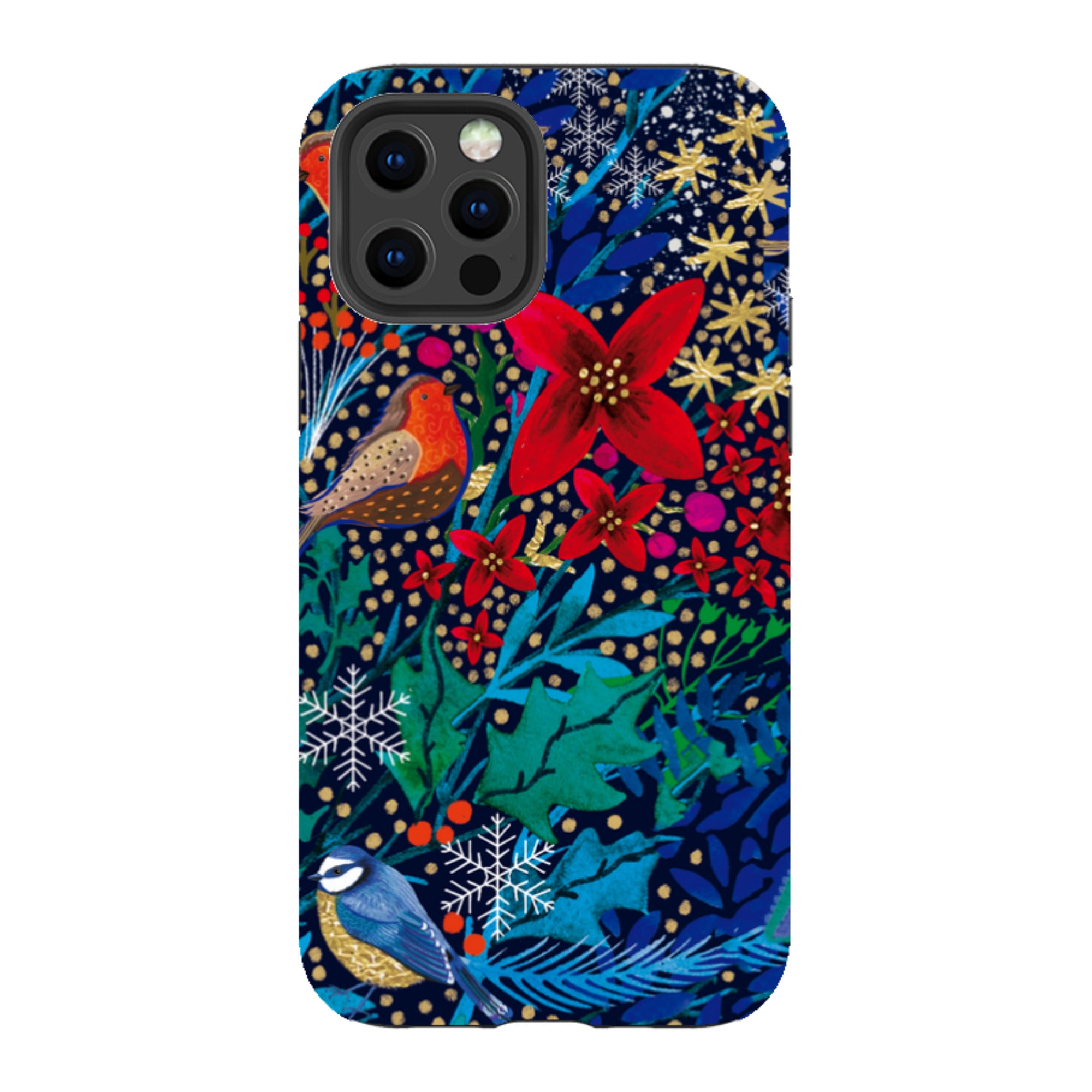 iPhone Tough Case - Xmas Robin II By Emma Frances Grant