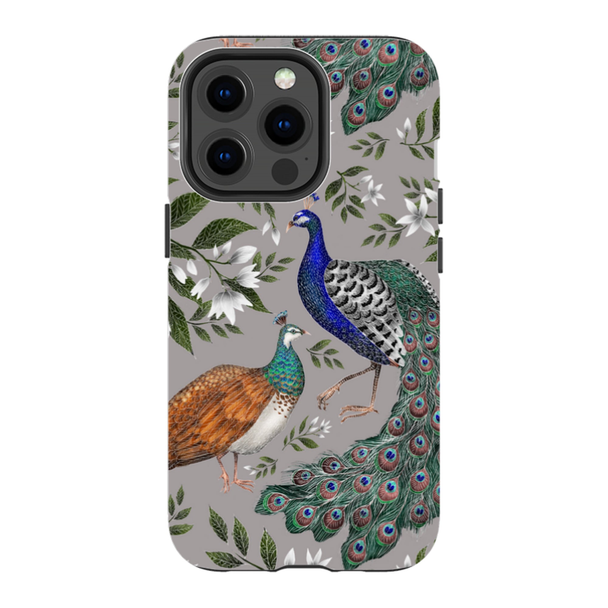 iPhone MagSafe Tough Case -  Peahen and Peacock By Catherine Rowe
