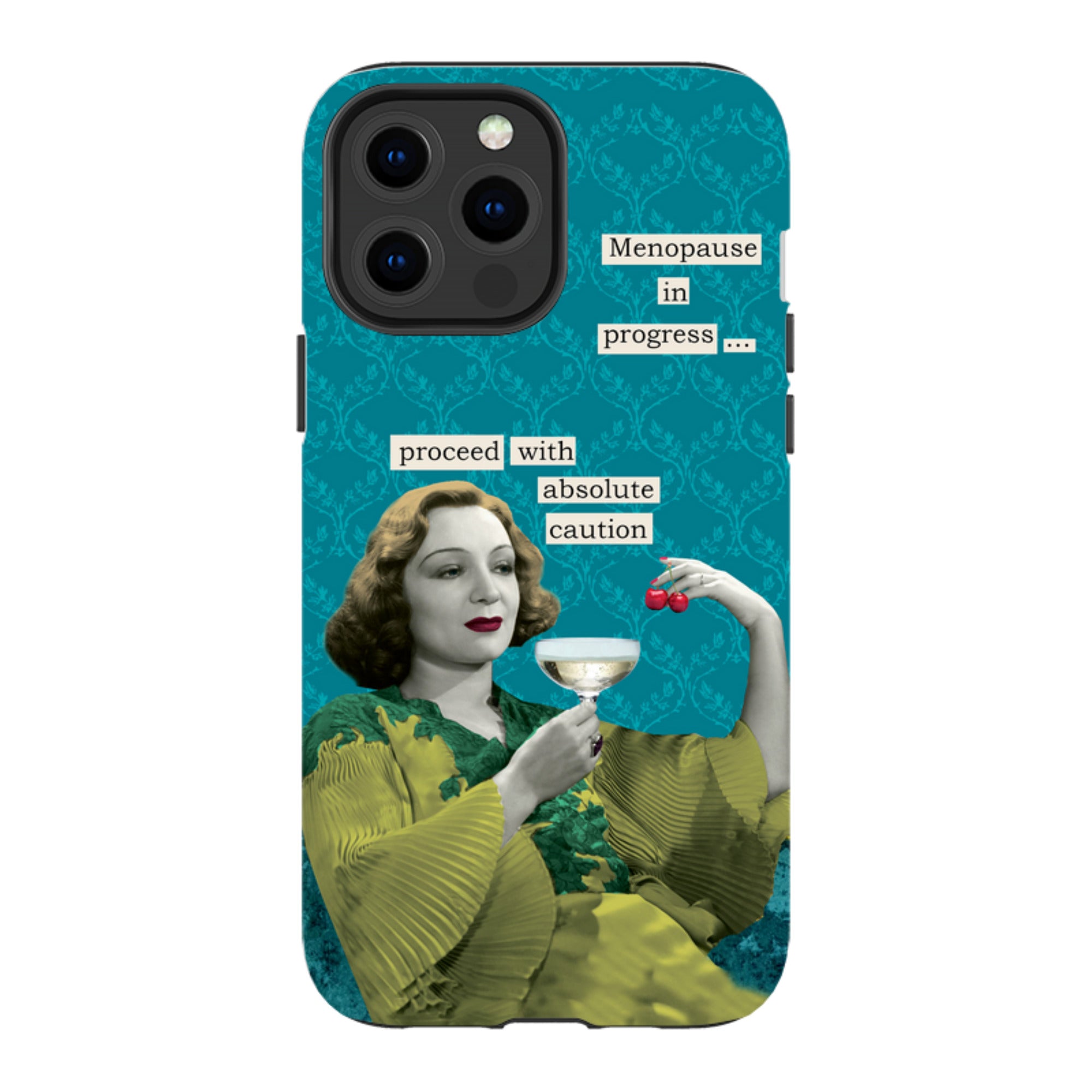 iPhone Tough Case - Menopause In Progress By Clare Jordan