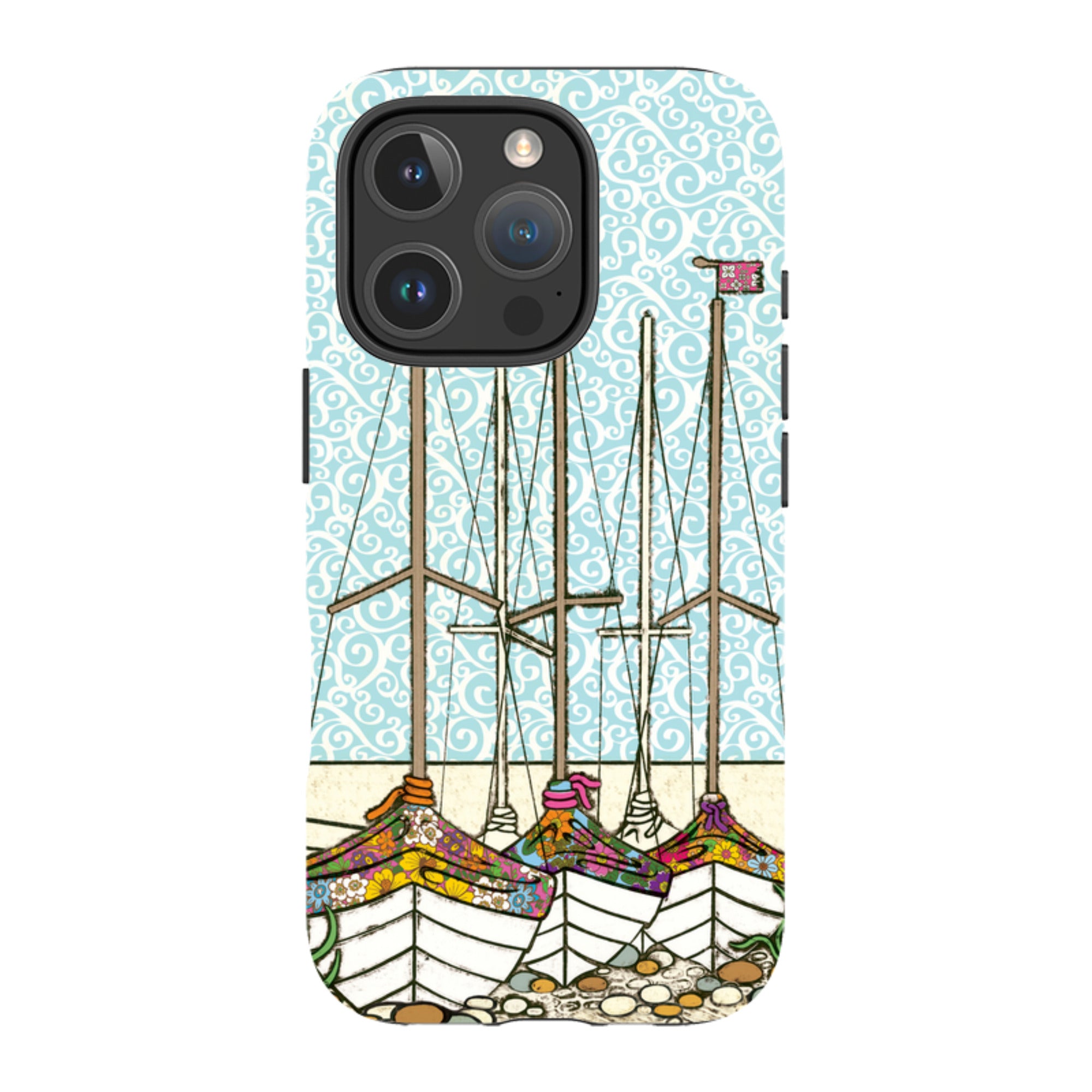 iPhone MagSafe Tough Case -  Boats At Rest By Amelia Bowman