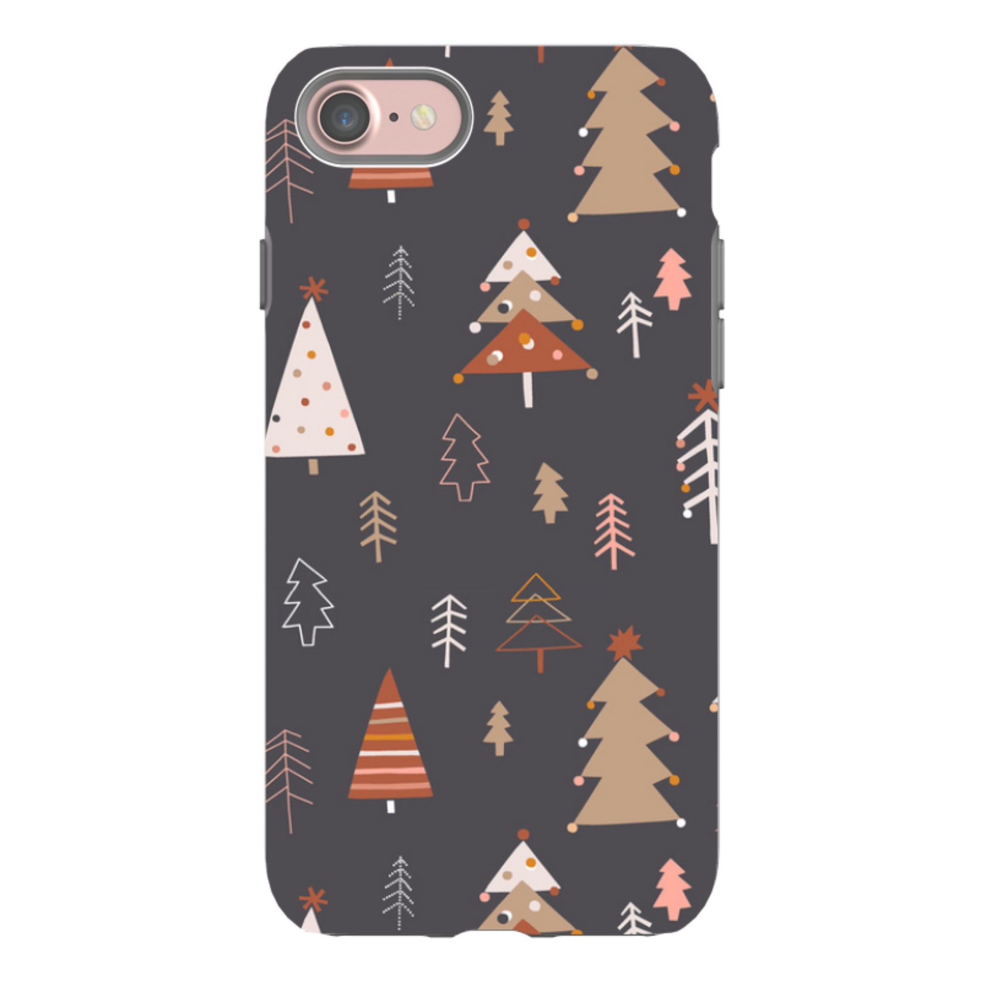 iPhone Tough Case - Dark Xmas Trees