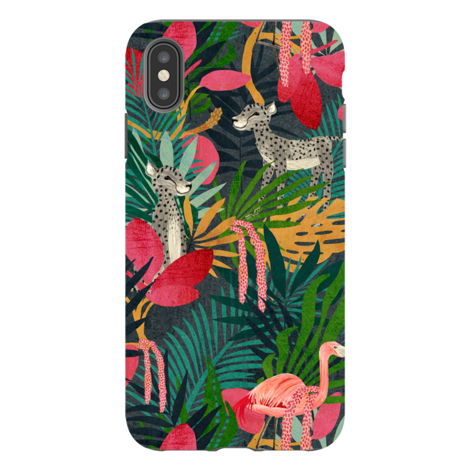 iPhone Tough Case - Lush Jungle By Katherine Quinn