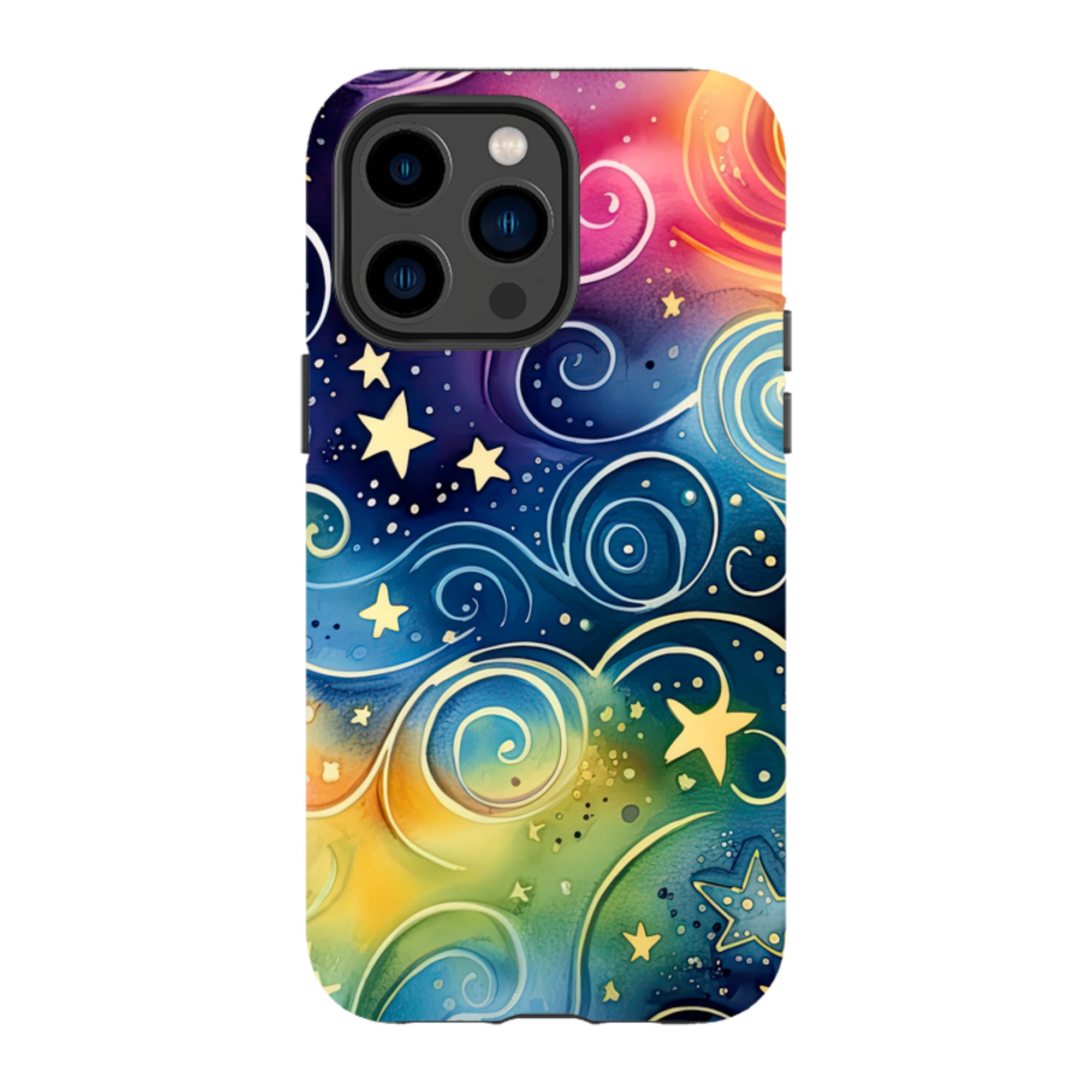 iPhone MagSafe Tough Case - Rainbow Stars