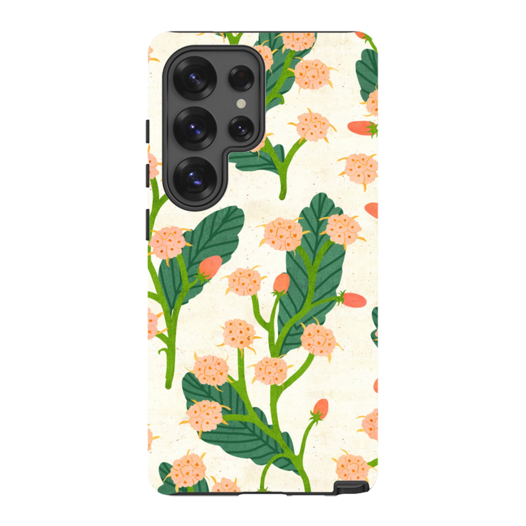 Samsung Tough Case - Summer Seeds Cream By Katherine Quinn
