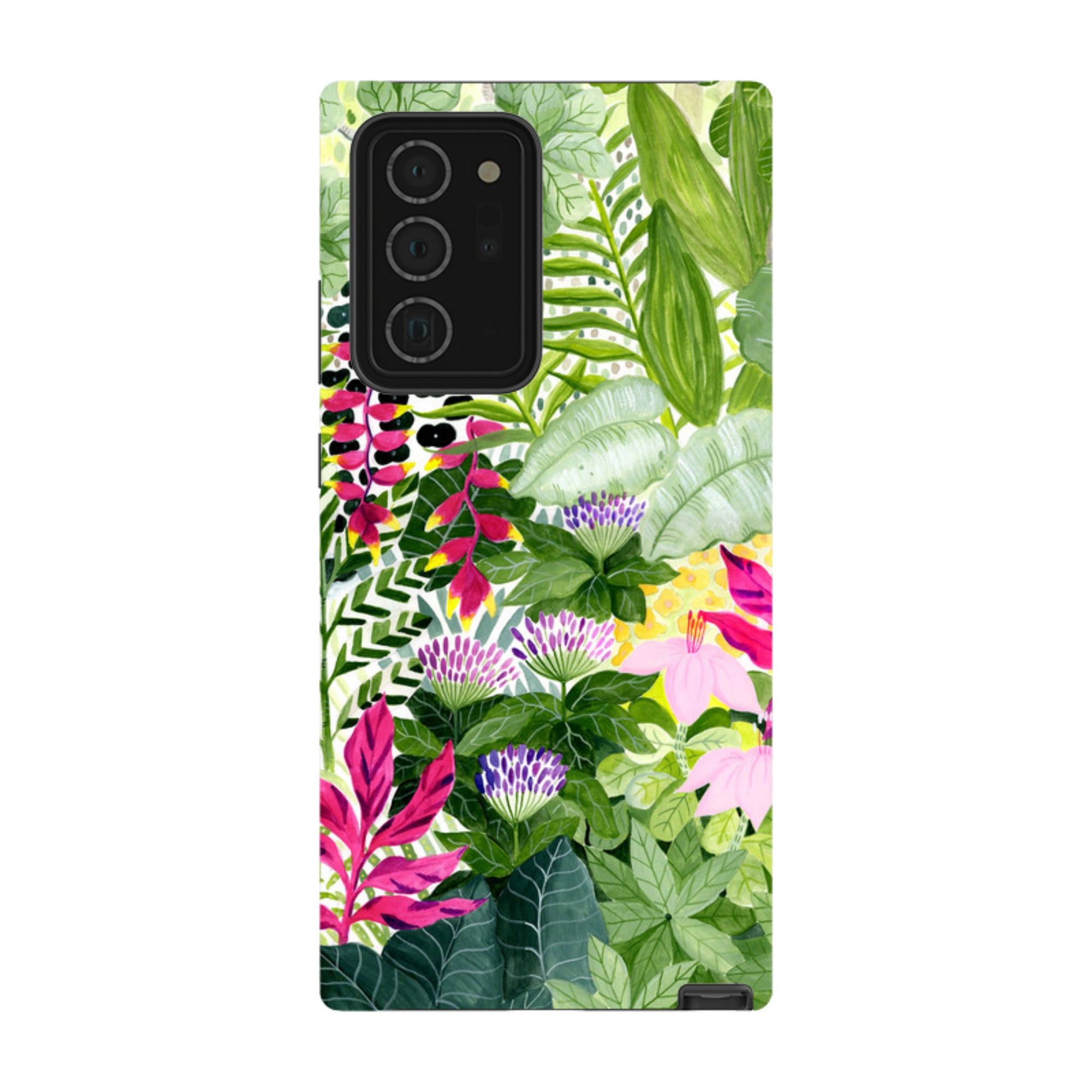 Samsung Tough Case - Pink Botanical By Bex Parkin