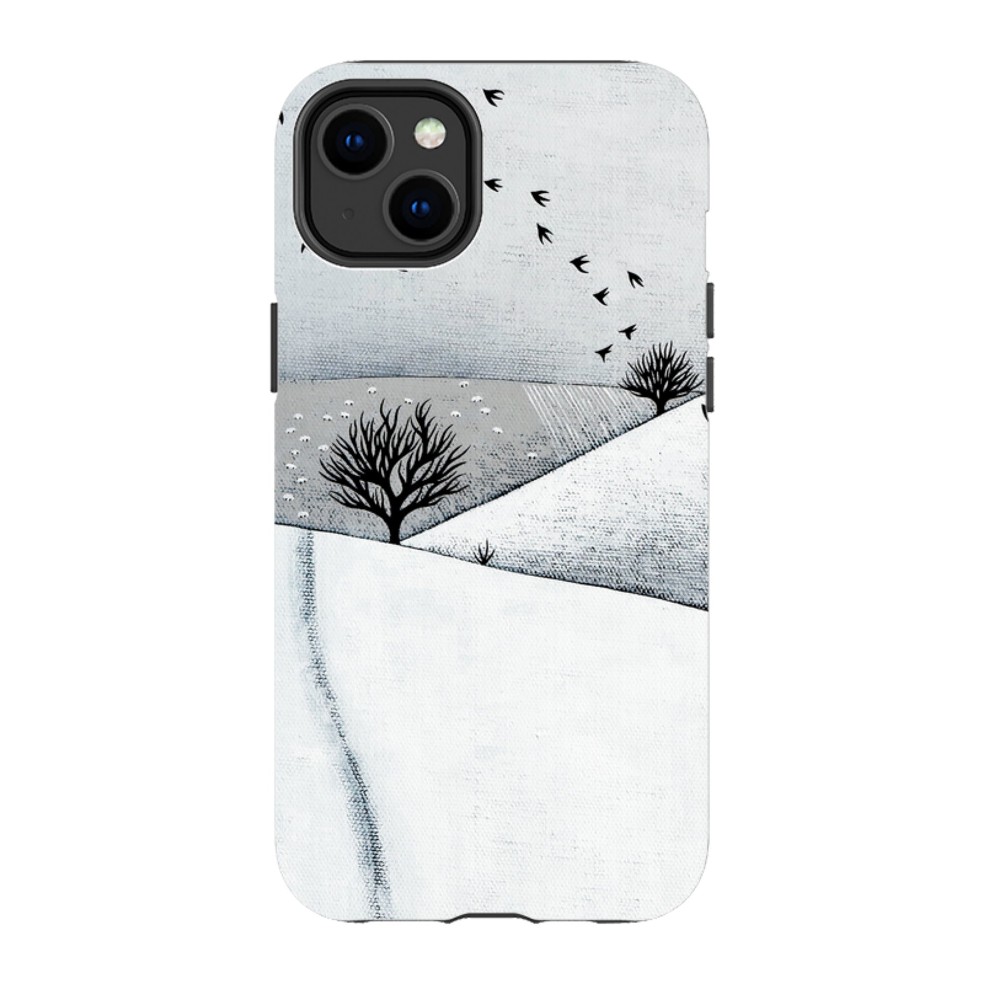 iPhone Tough Case - Snowy Landscape By Natasha Newton