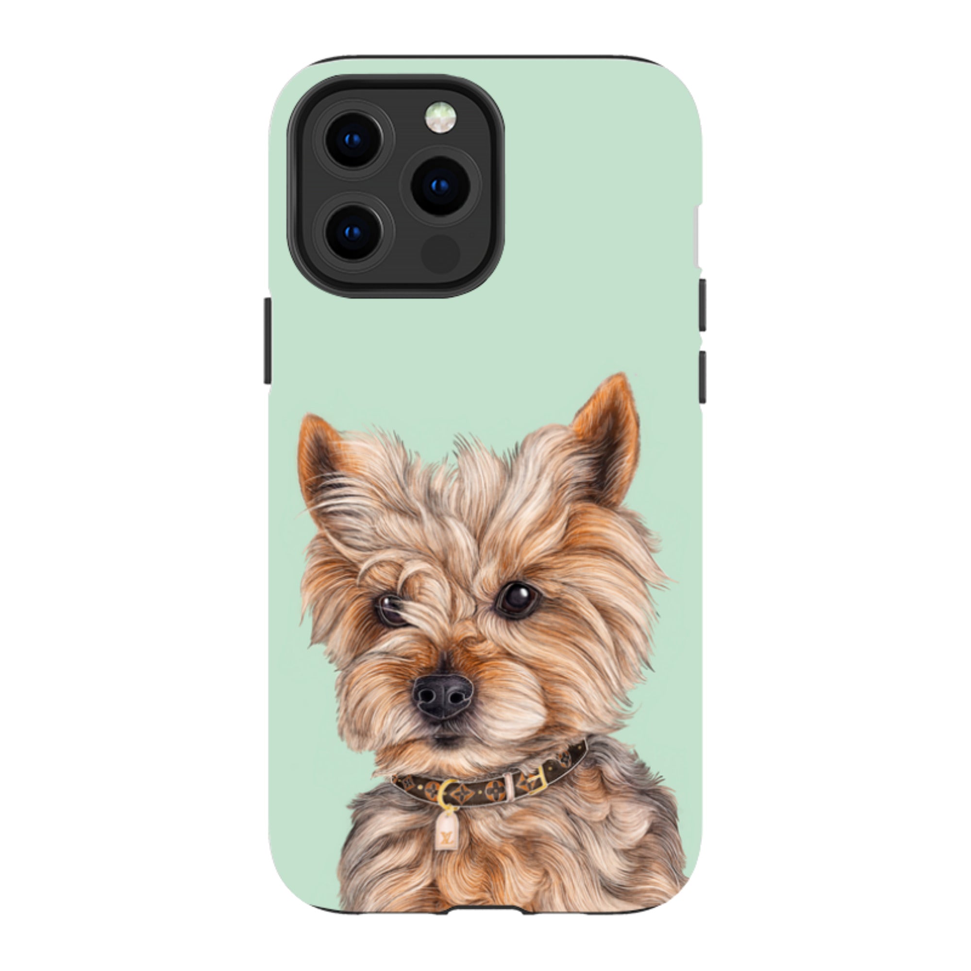 iPhone MagSafe Tough Case - Yorkie By Catherine Rowe