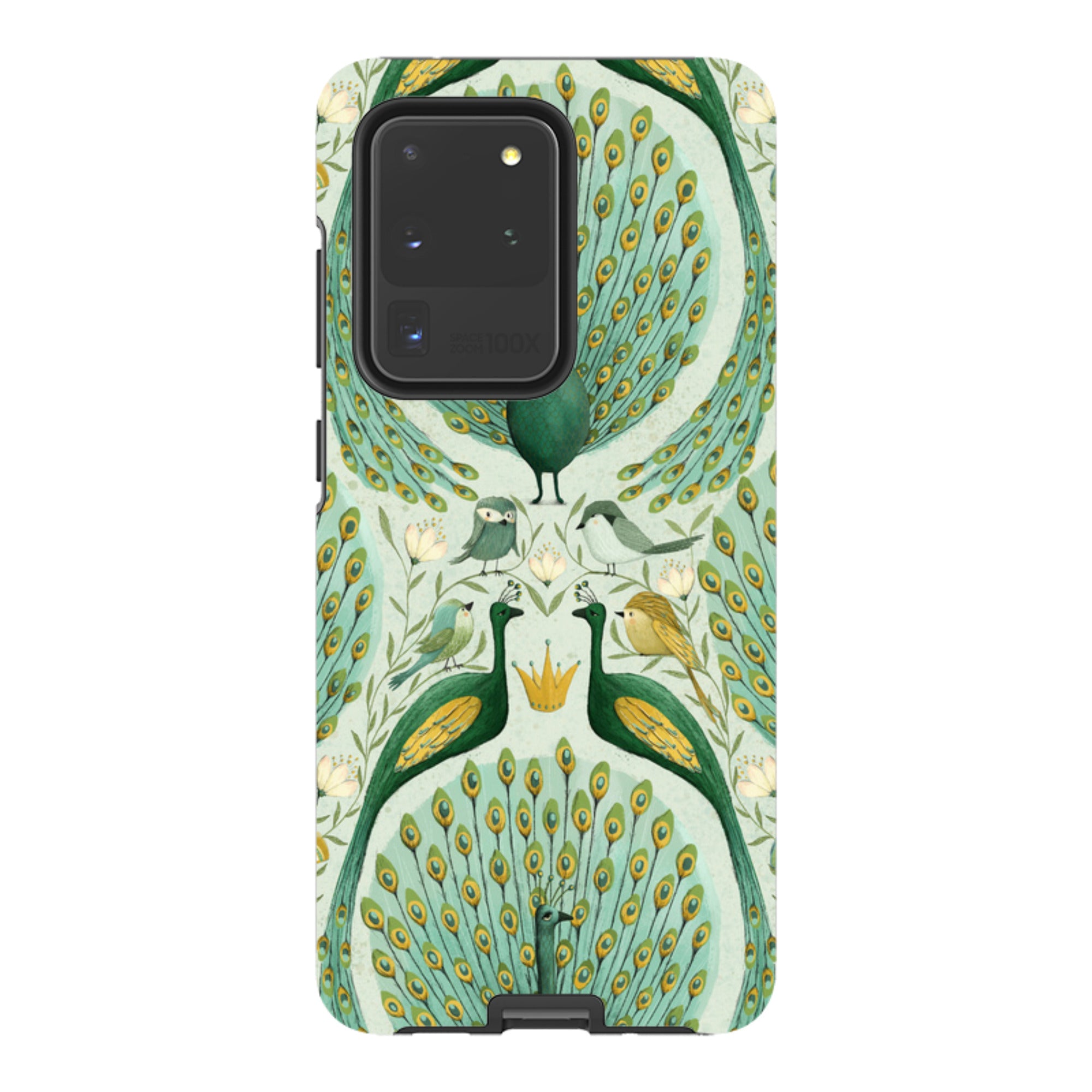 Samsung Tough Case - Peacock Pattern By Maja Lindberg
