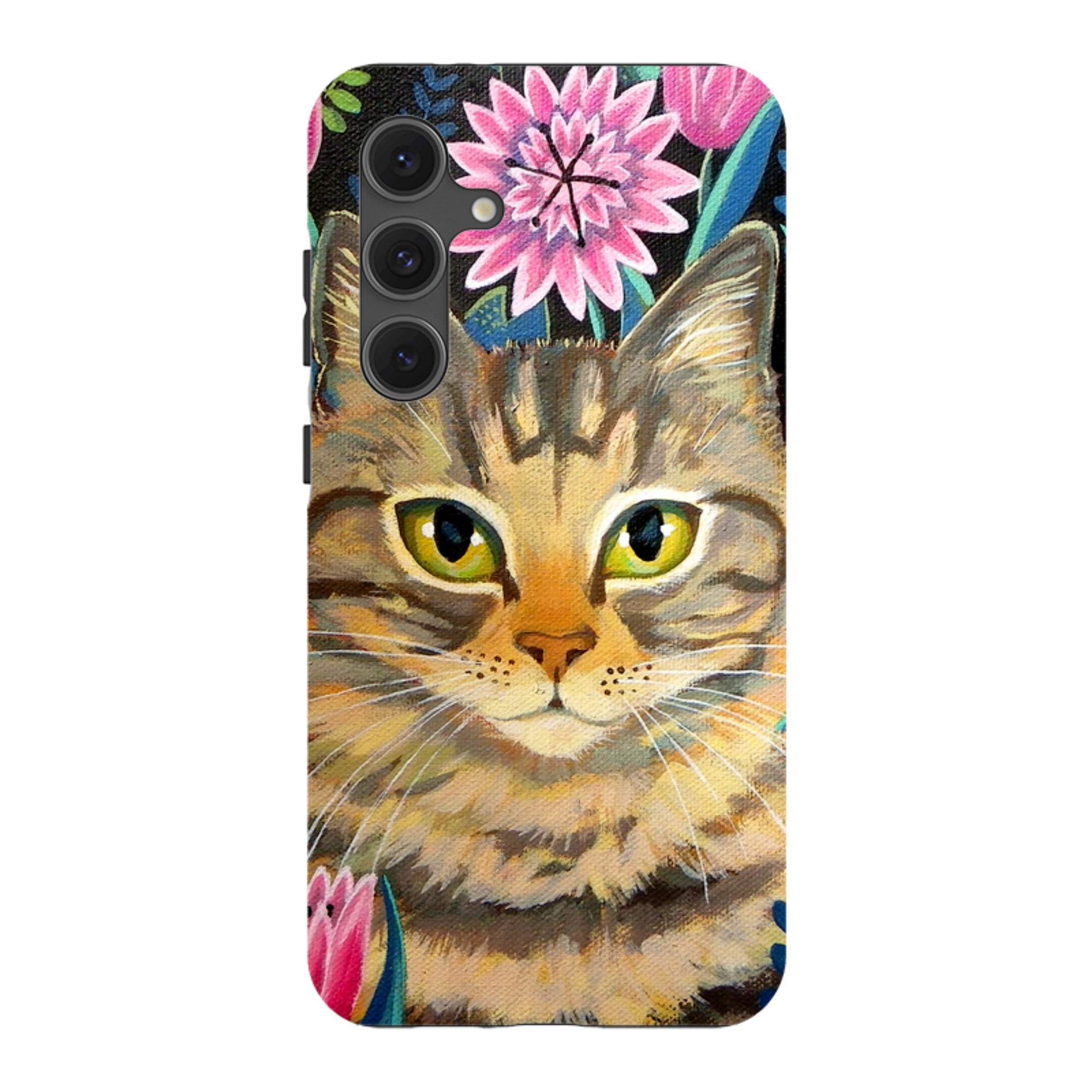 Samsung Tough Case - Tabby Cat By Mary Stubberfield