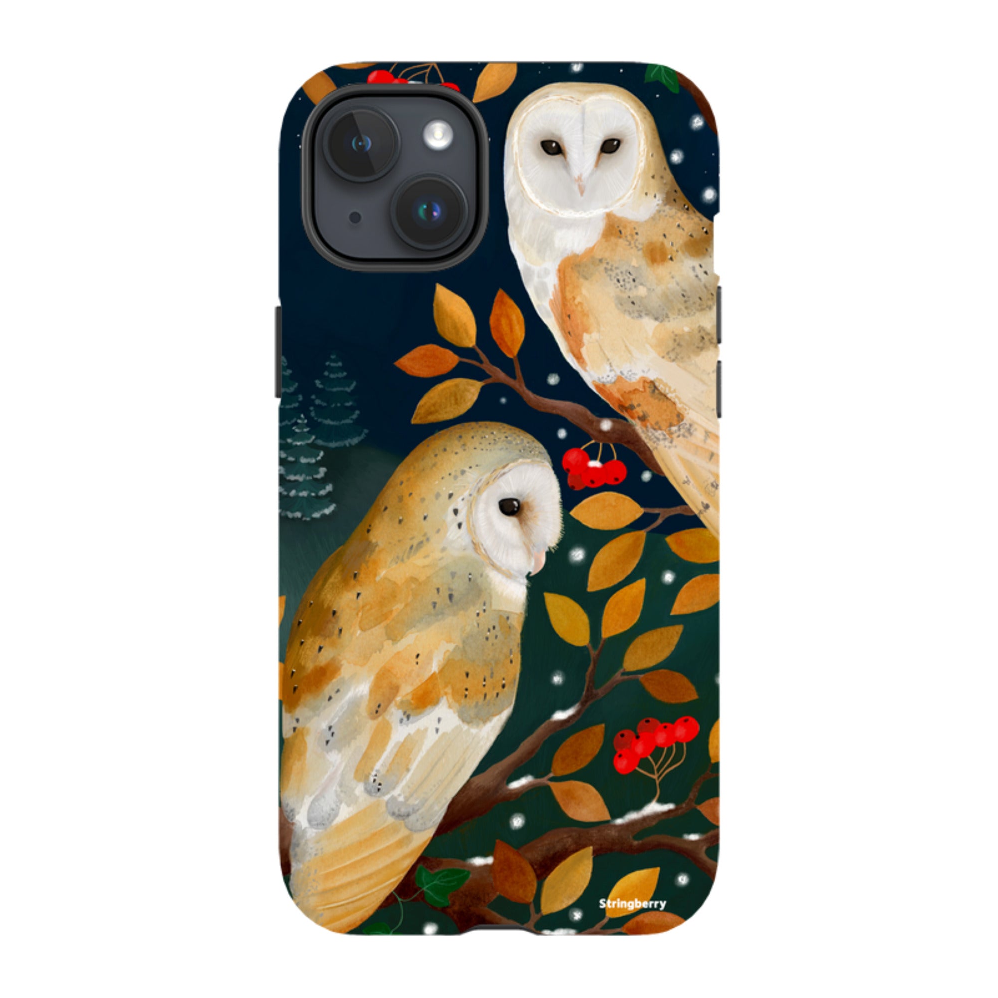 iPhone Tough Case - Autumn Owls By Bex Parkin
