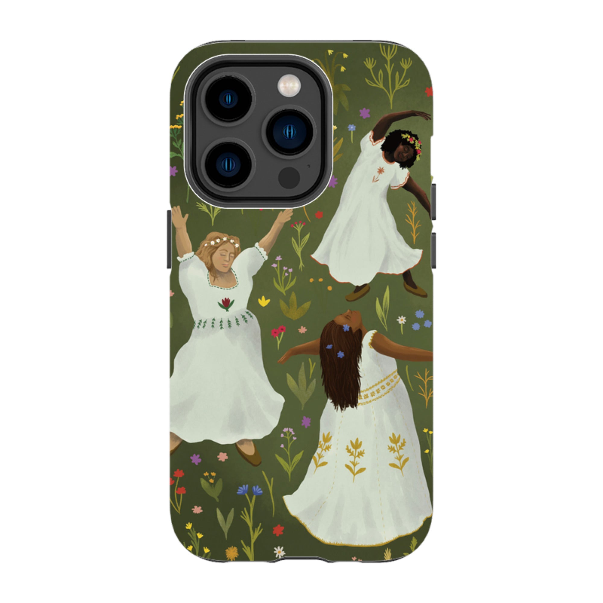 iPhone Tough Case - Folk Dance By Anna Stead