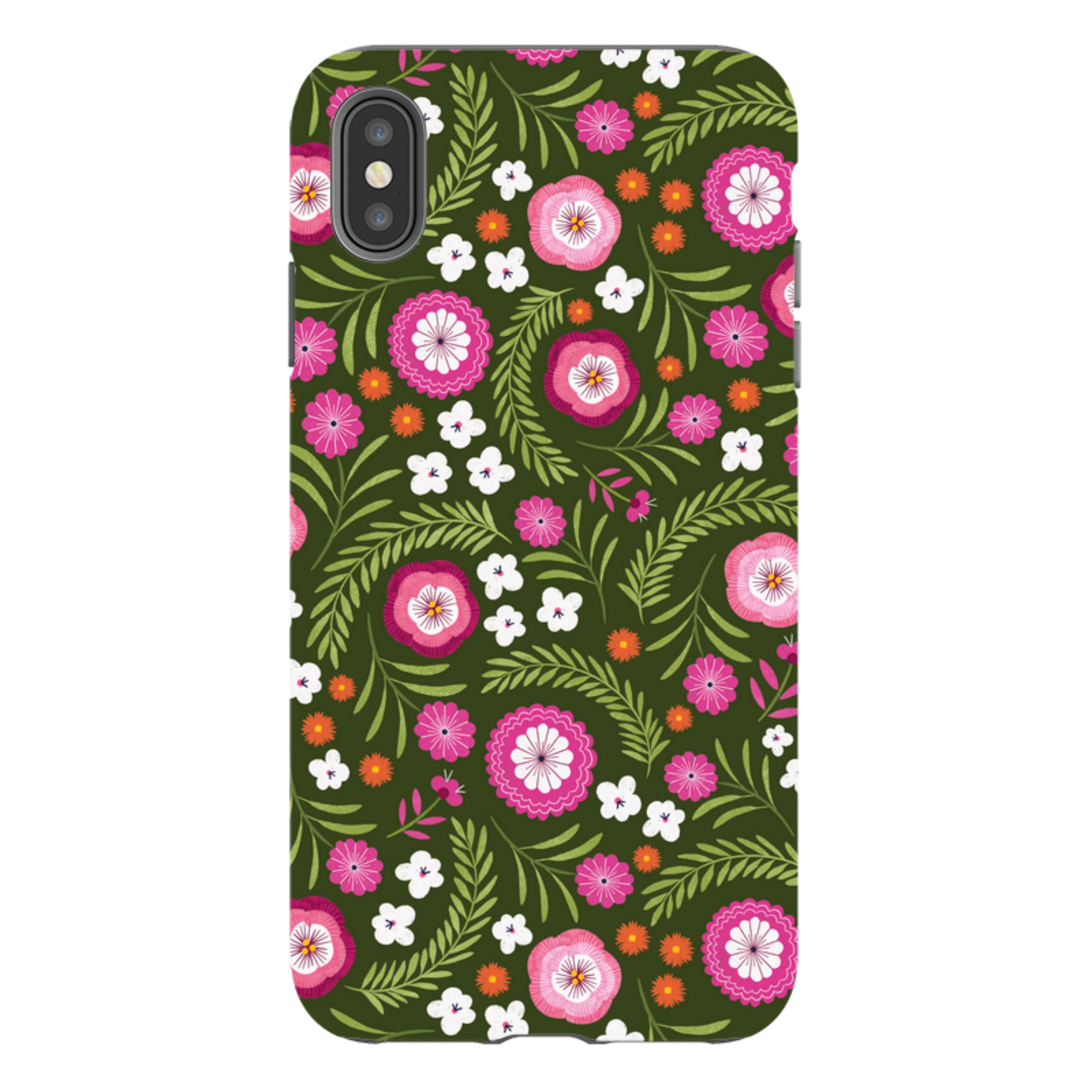 iPhone Tough Case - Posy Garden II By Ali Brookes