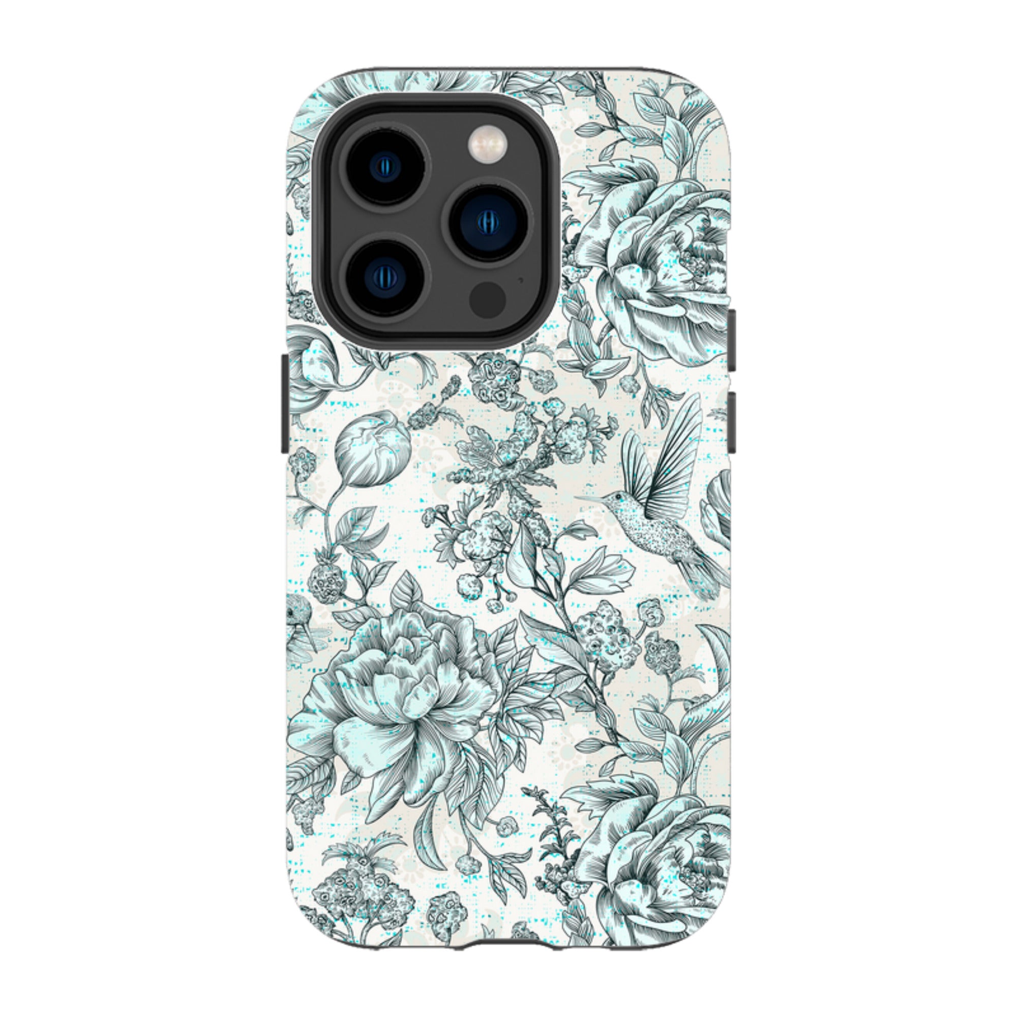 iPhone MagSafe Tough Case -  Blue Peonies