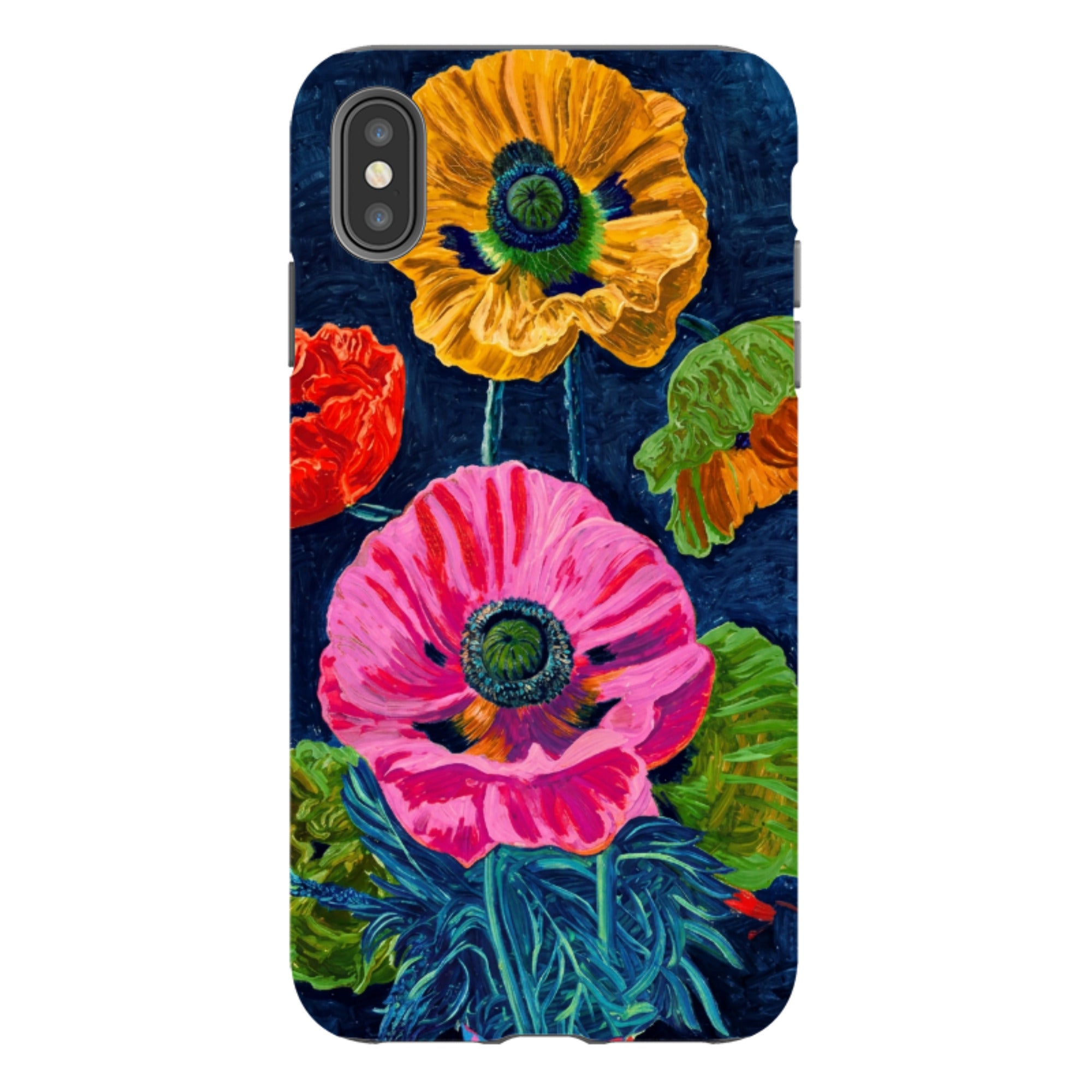 iPhone Tough Case - Kisling Poppy Blue