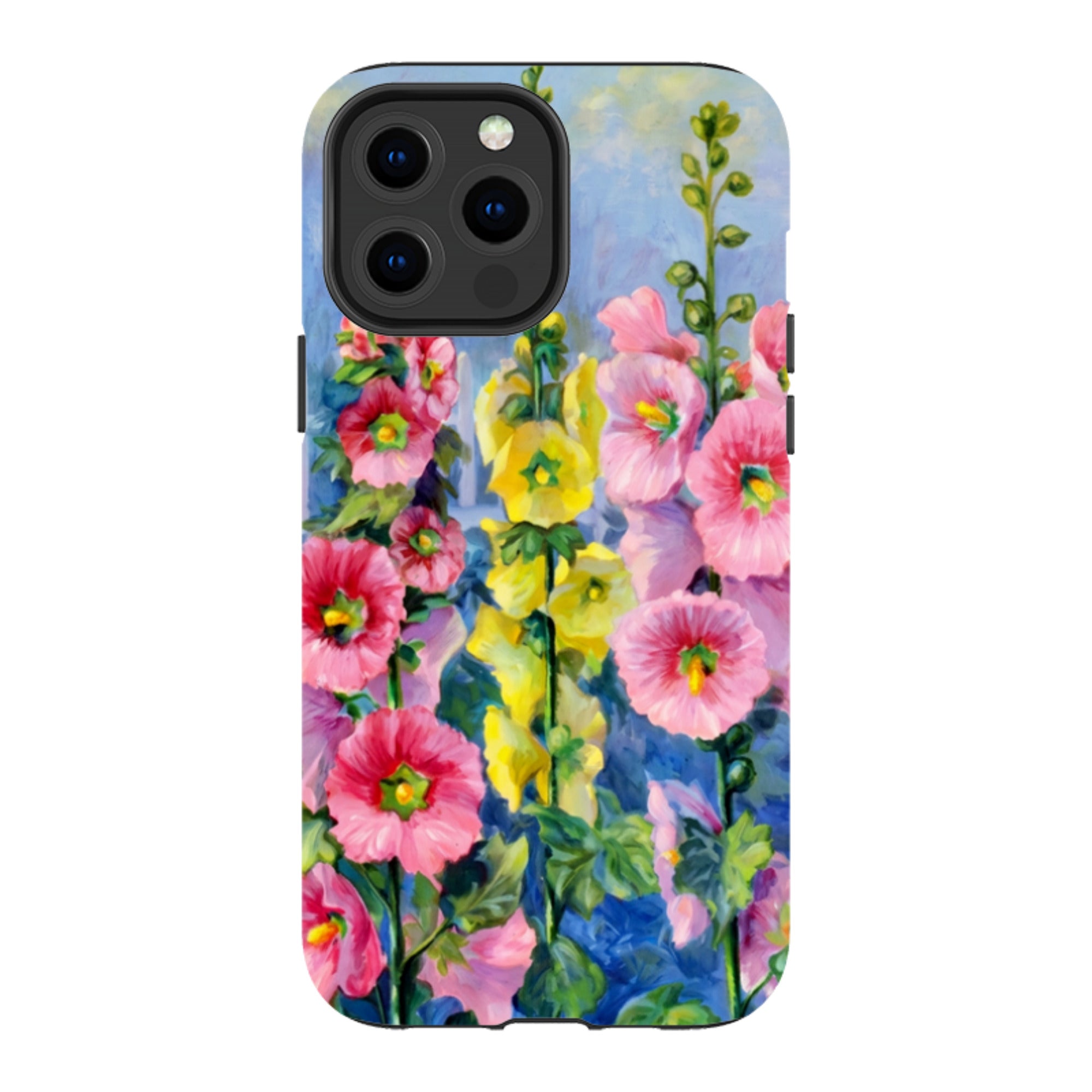 iPhone MagSafe Tough Case - Hollyhock Garden