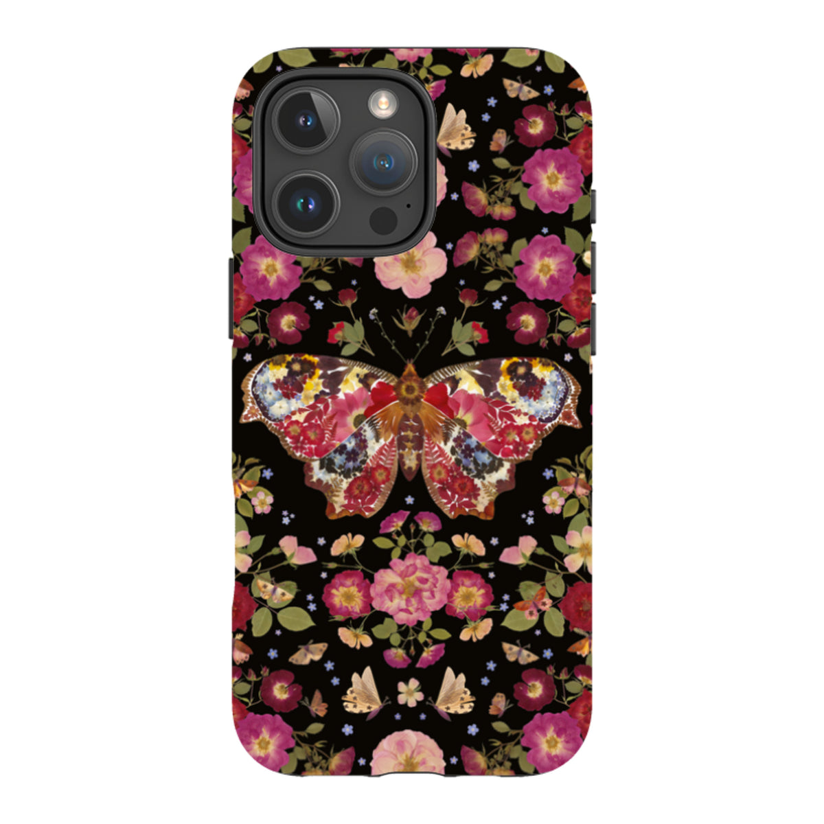 iPhone Tough Case - Midnight Butterfly By Helen Ahpornsiri