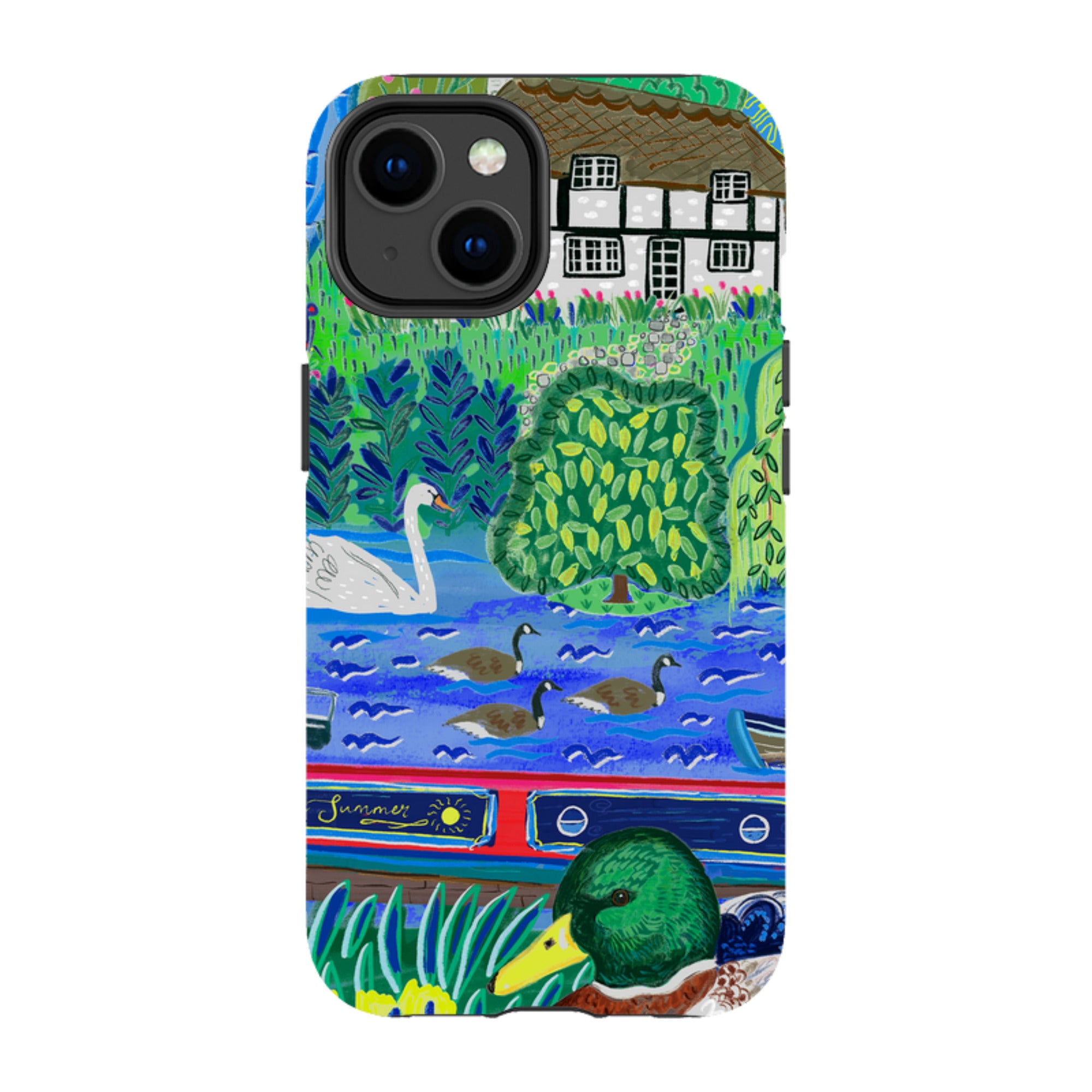 iPhone Tough Case - Canalside By Emma Frances Grant