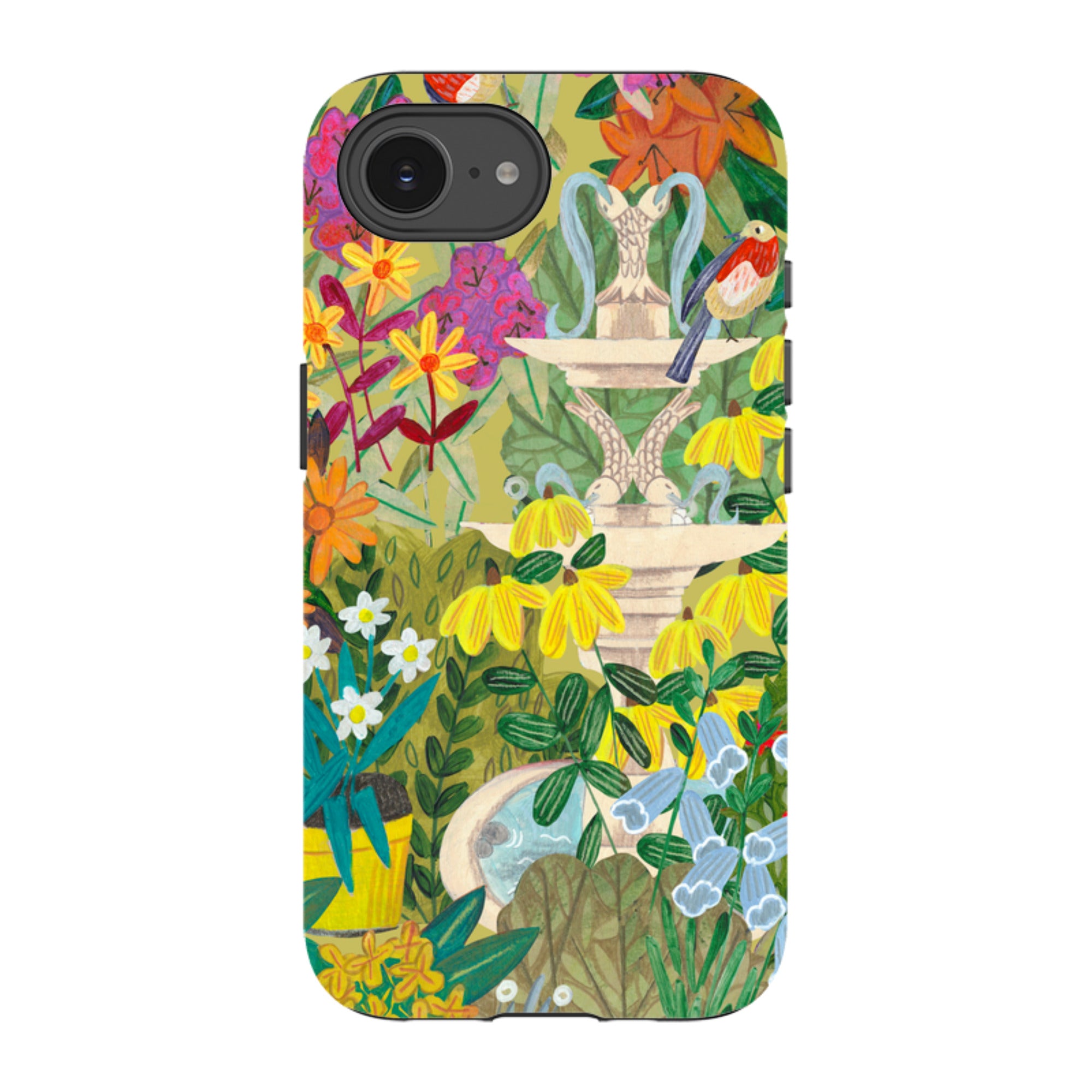 iPhone Tough Case - Floral Garden By Caroline Bonne Muller