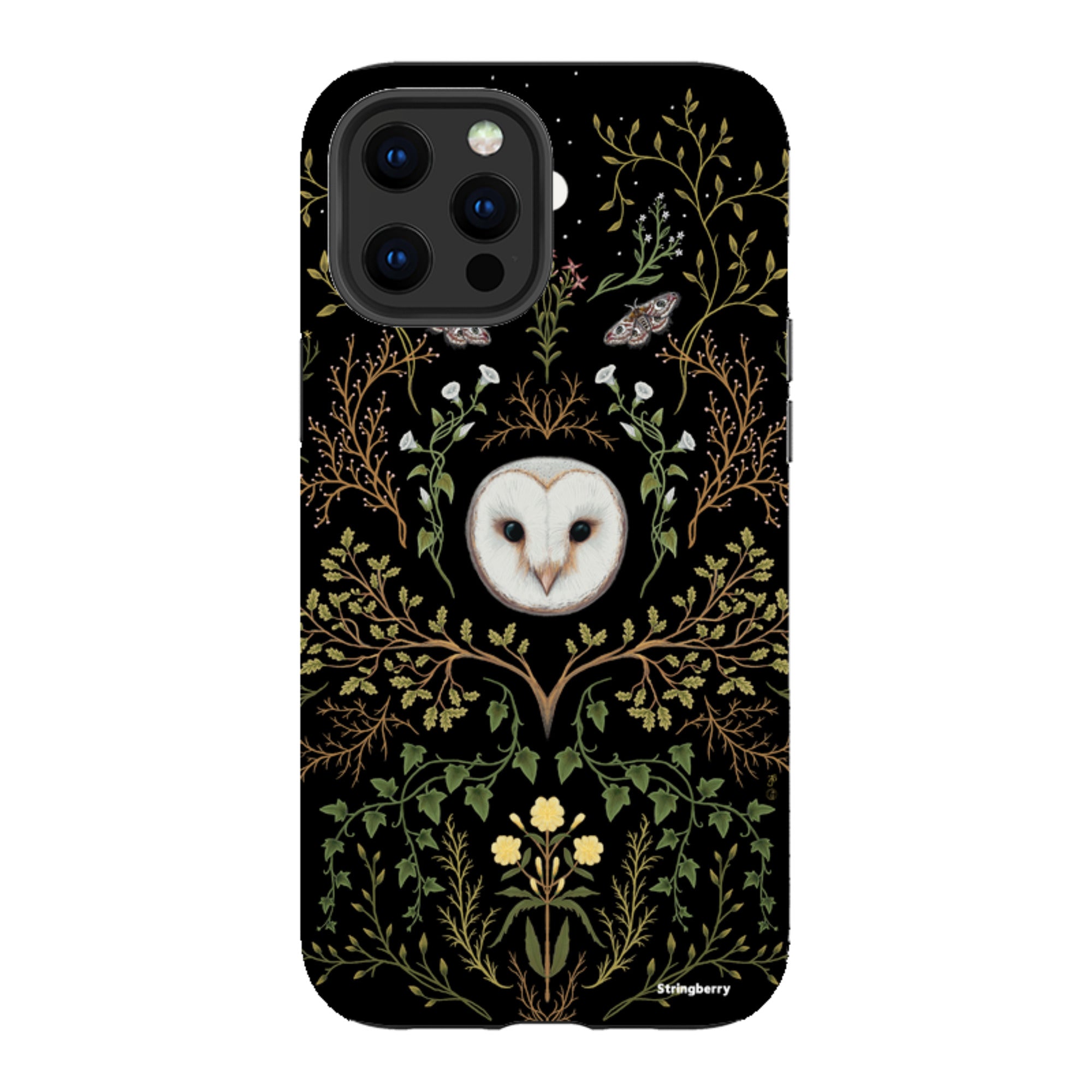 iPhone Tough Case - Owl Pattern By Anna Stead
