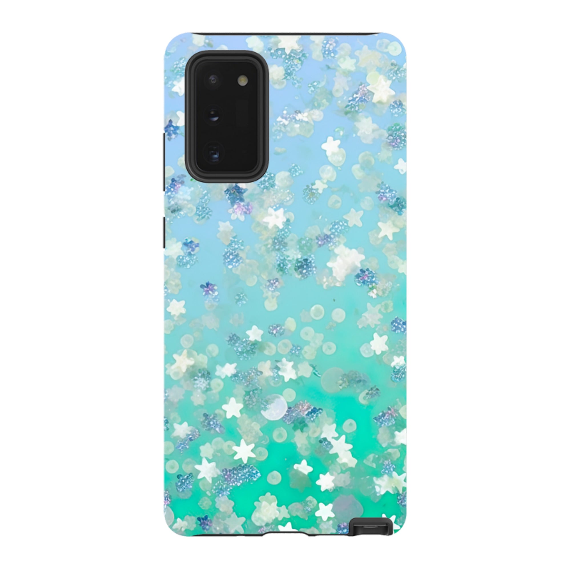 Samsung Tough Case - Green Stars