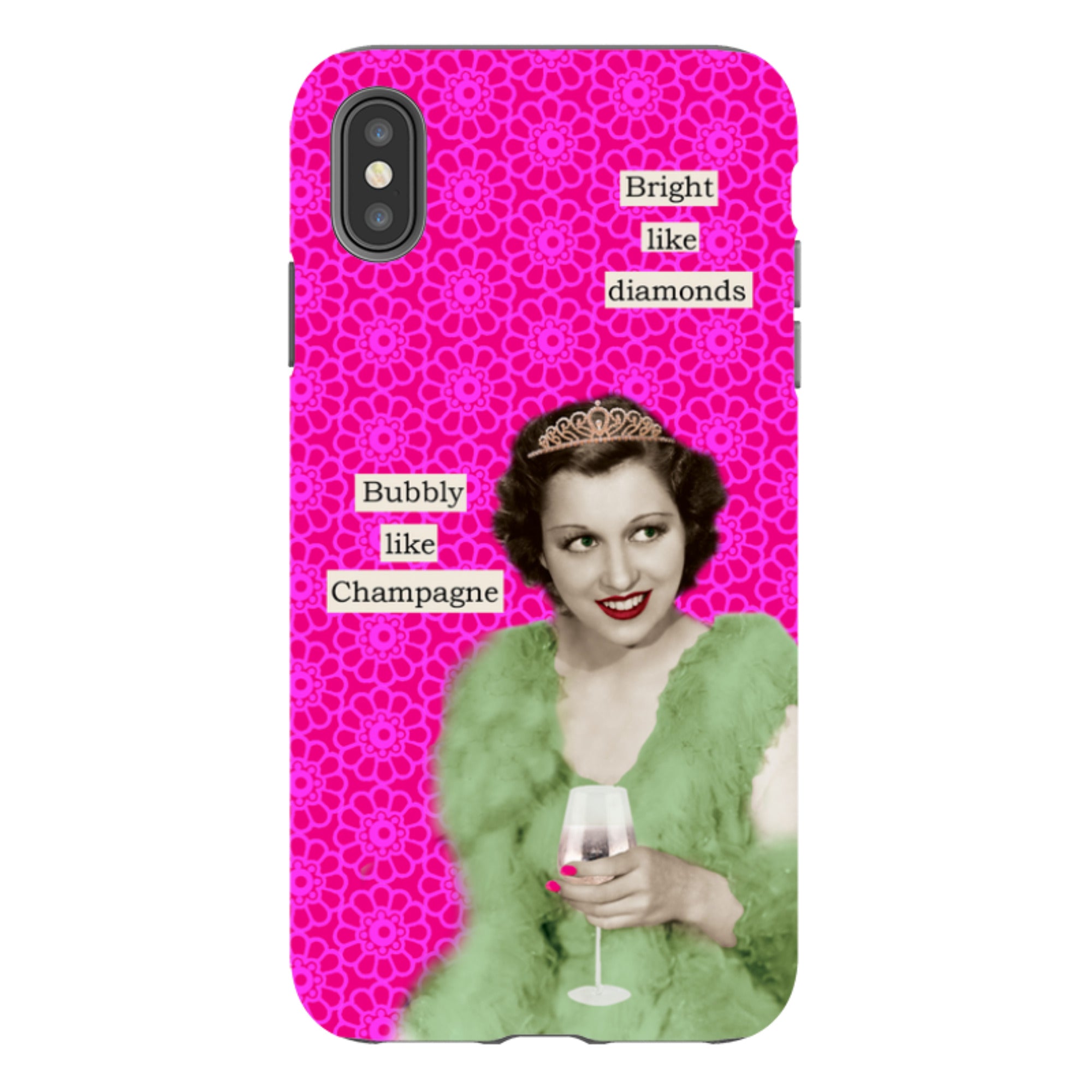 iPhone Tough Case - Bright Like Diamonds By Clare Jordan